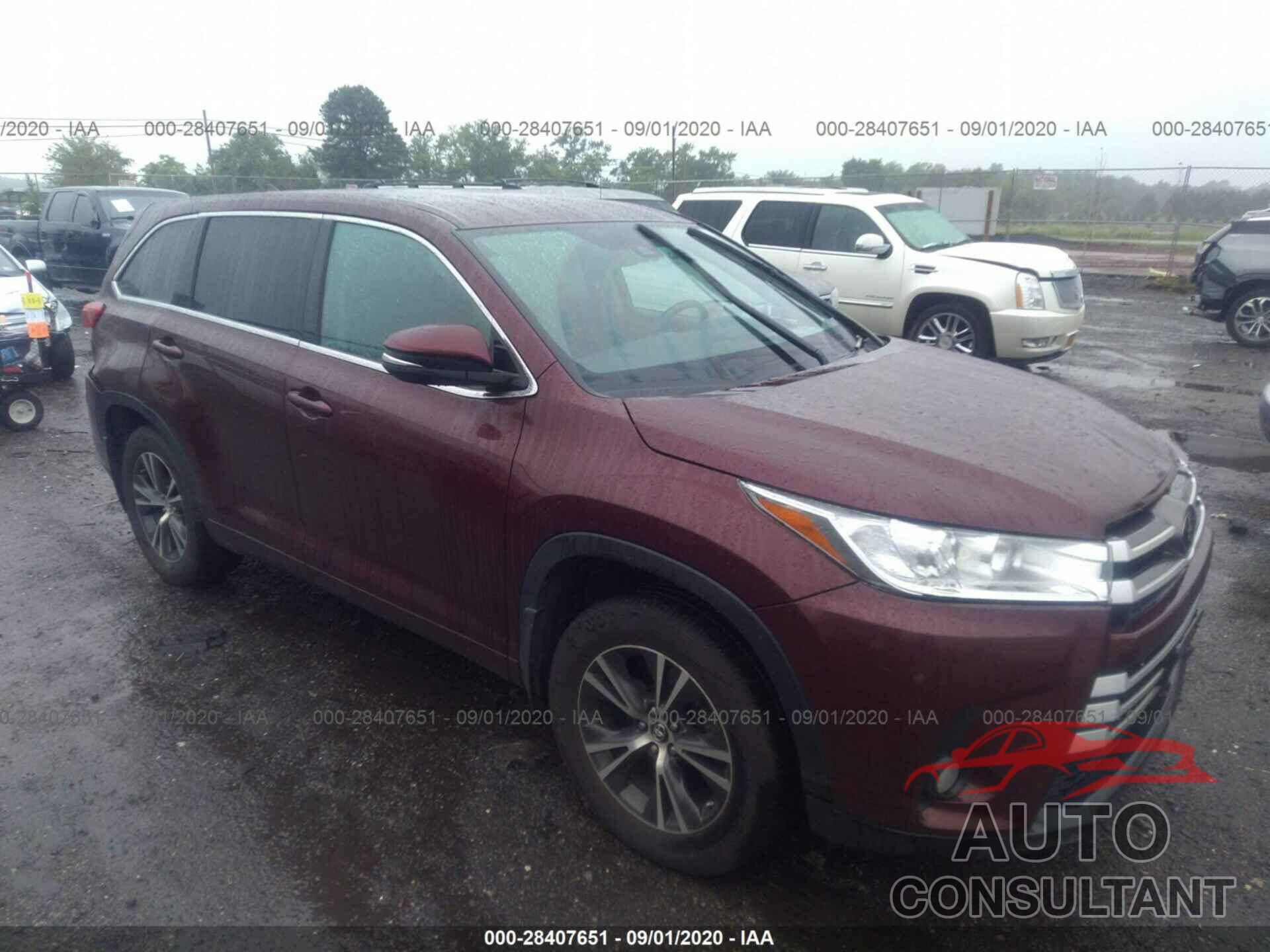 TOYOTA HIGHLANDER 2017 - 5TDBZRFH1HS435960