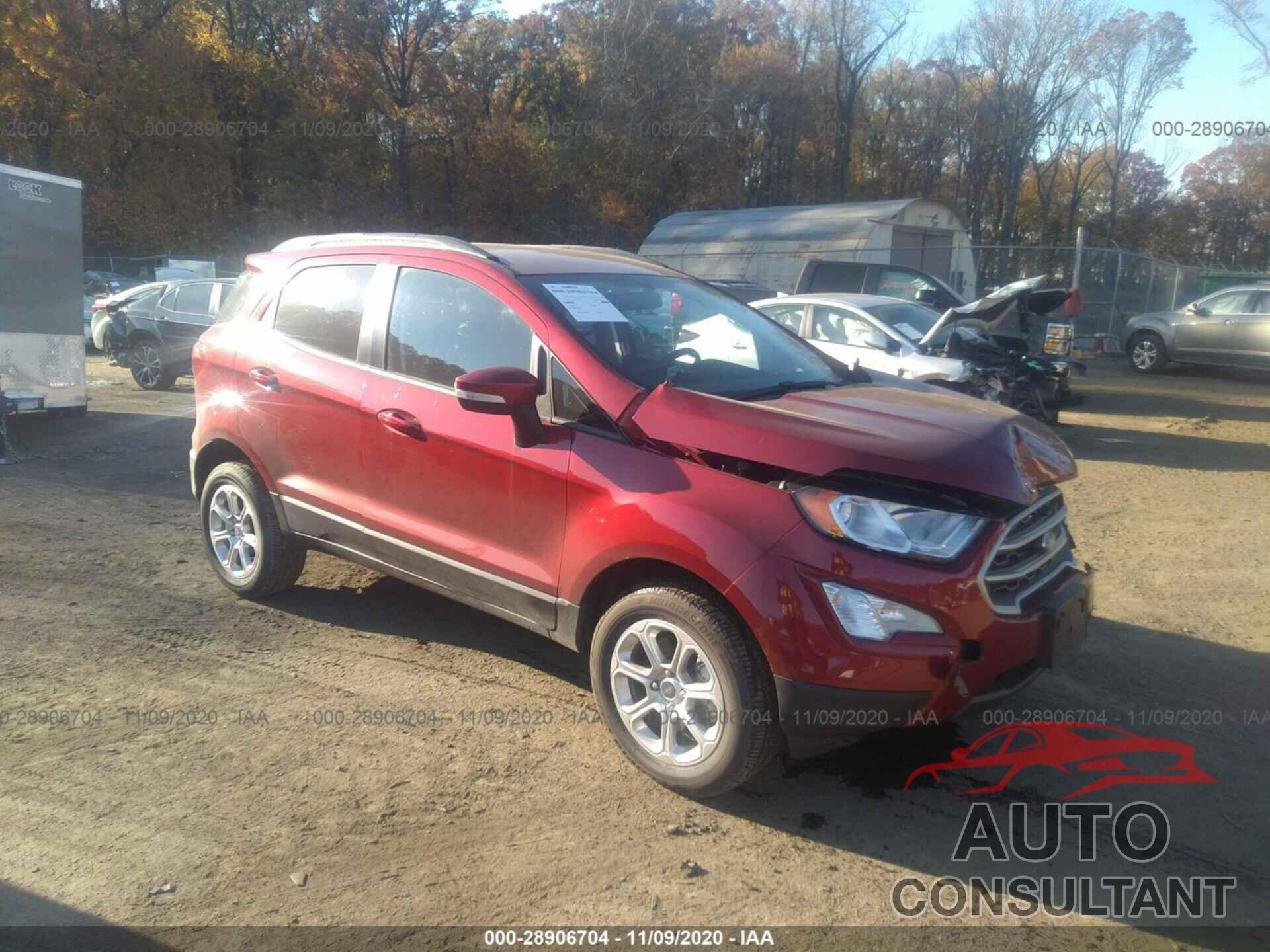 FORD ECOSPORT 2020 - MAJ6S3GL1LC349151