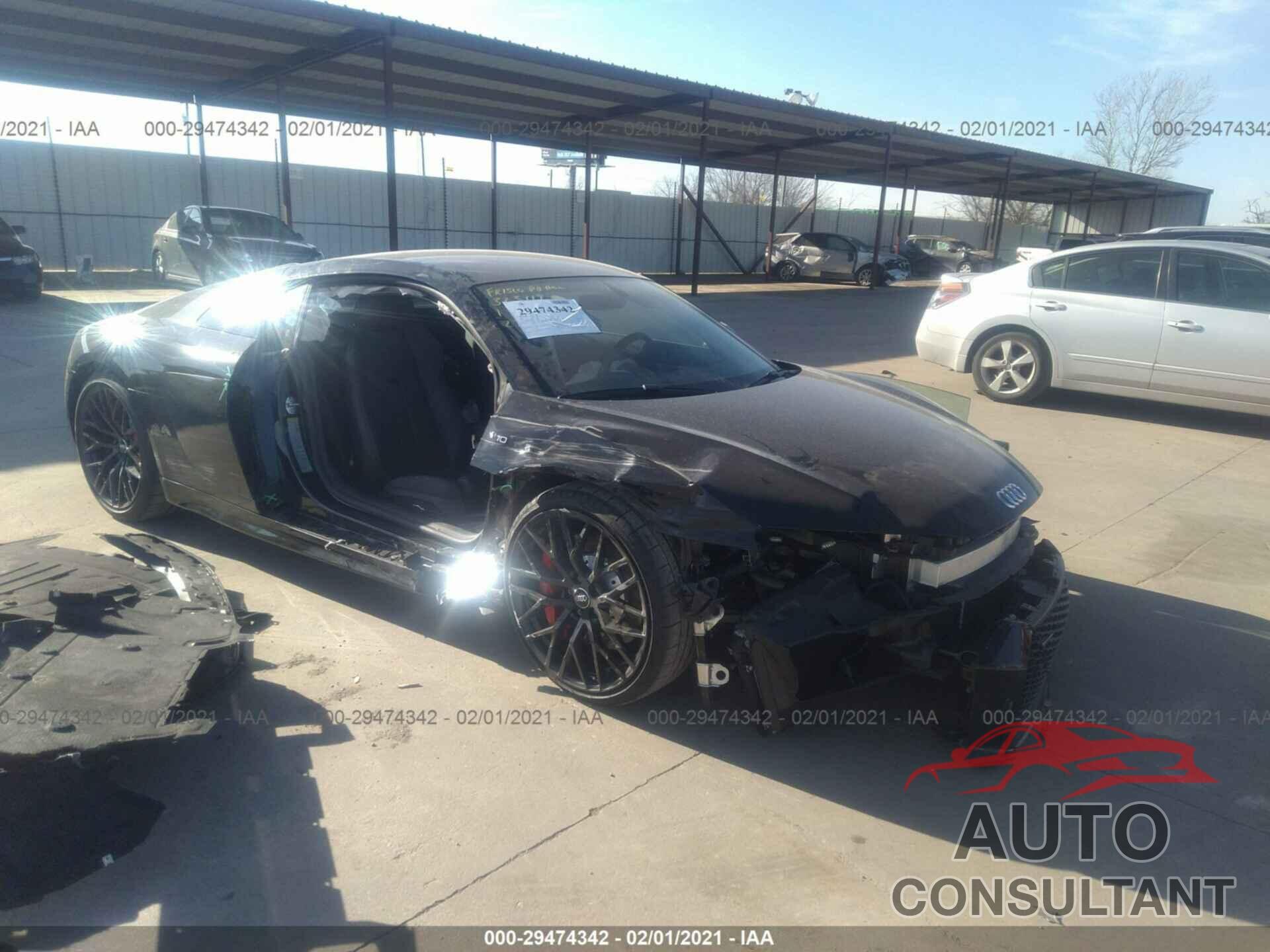 AUDI R8 COUPE 2018 - WUABAAFX0J7901137