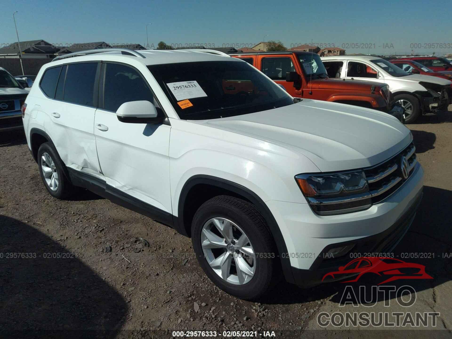 VOLKSWAGEN ATLAS 2018 - 1V2KR2CA7JC573278