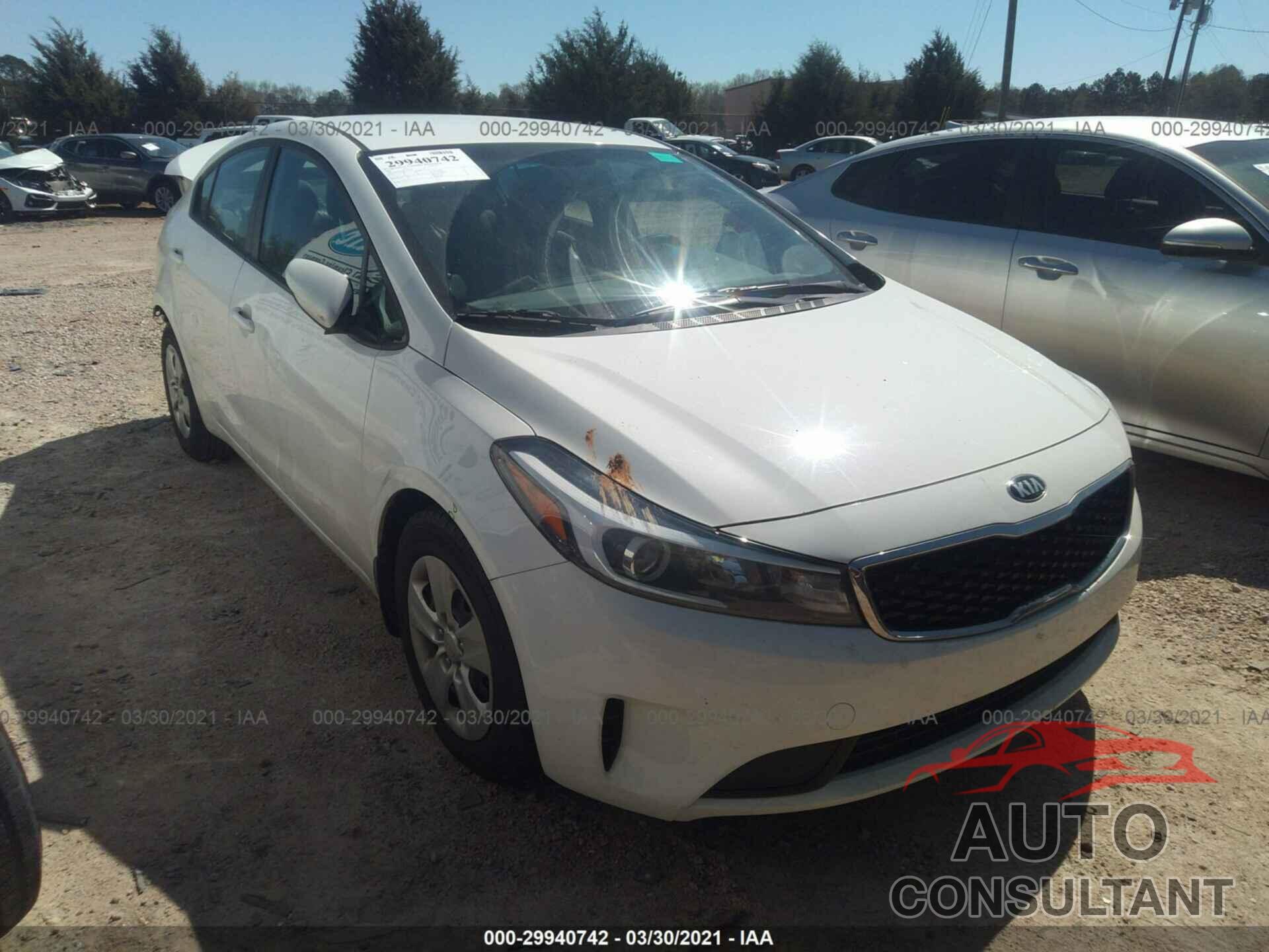 KIA FORTE 2017 - 3KPFK4A70HE080197