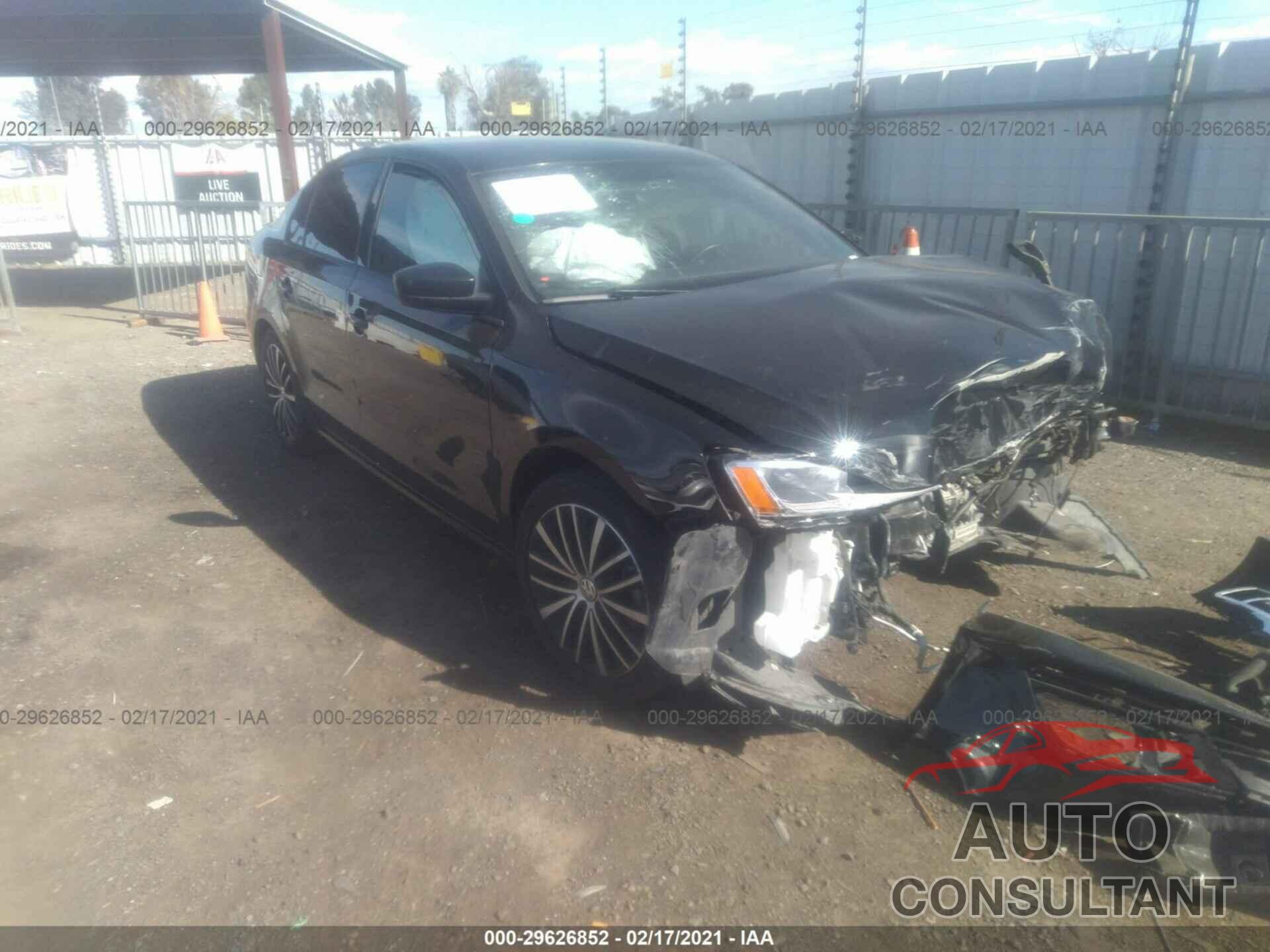 VOLKSWAGEN JETTA SEDAN 2016 - 3VWD17AJ9GM238240