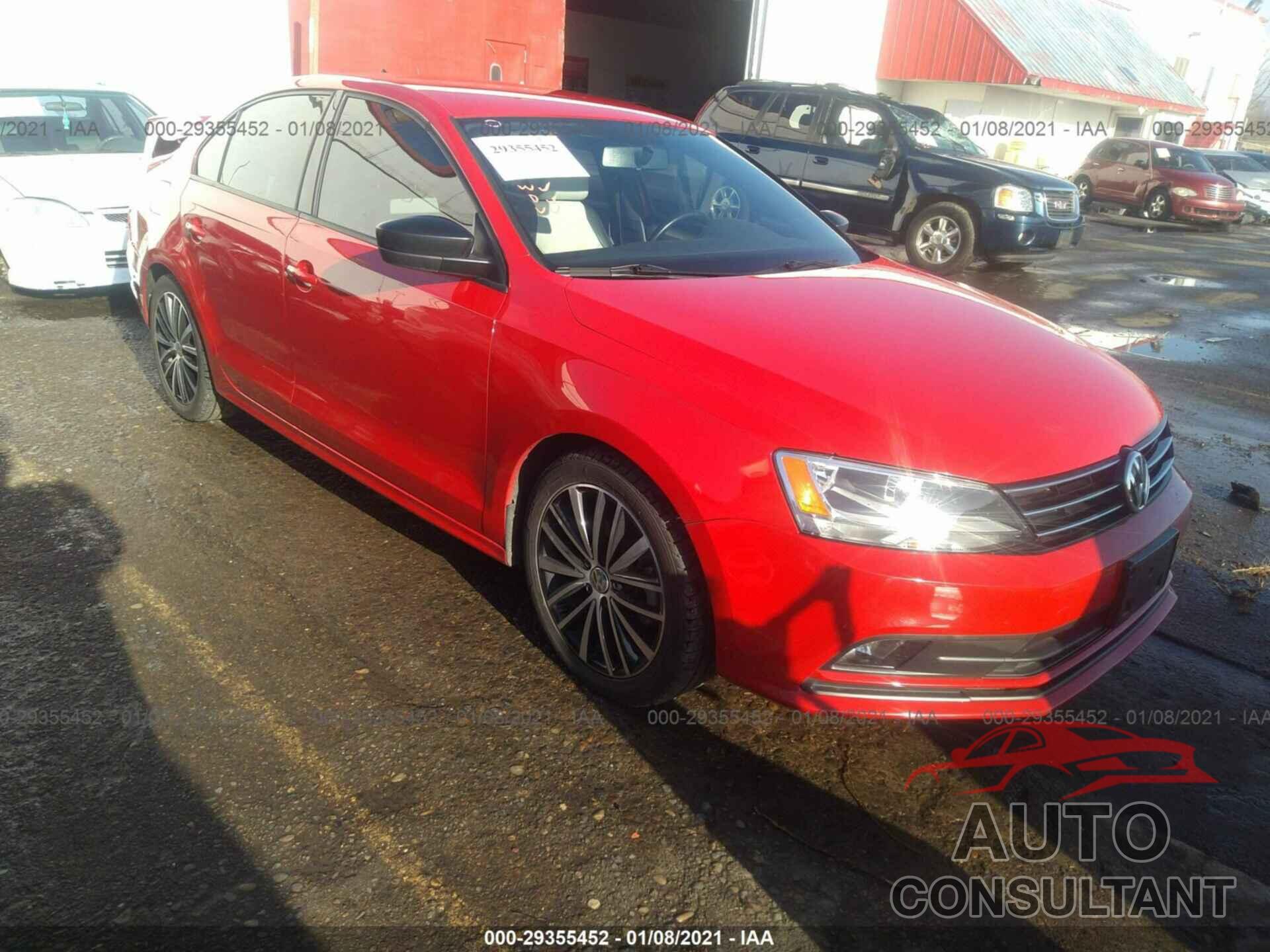 VOLKSWAGEN JETTA SEDAN 2016 - 3VWD17AJ6GM261507