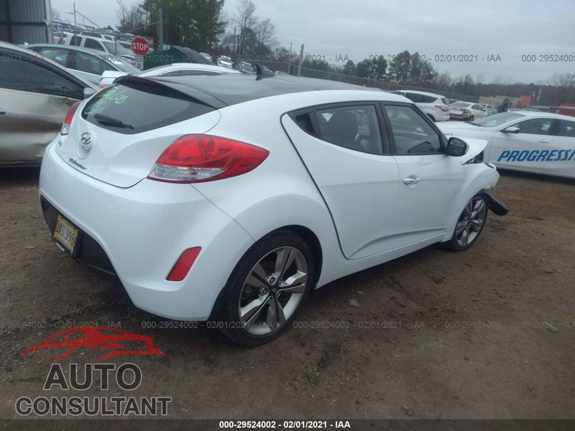 HYUNDAI VELOSTER 2017 - KMHTC6AD6HU320027