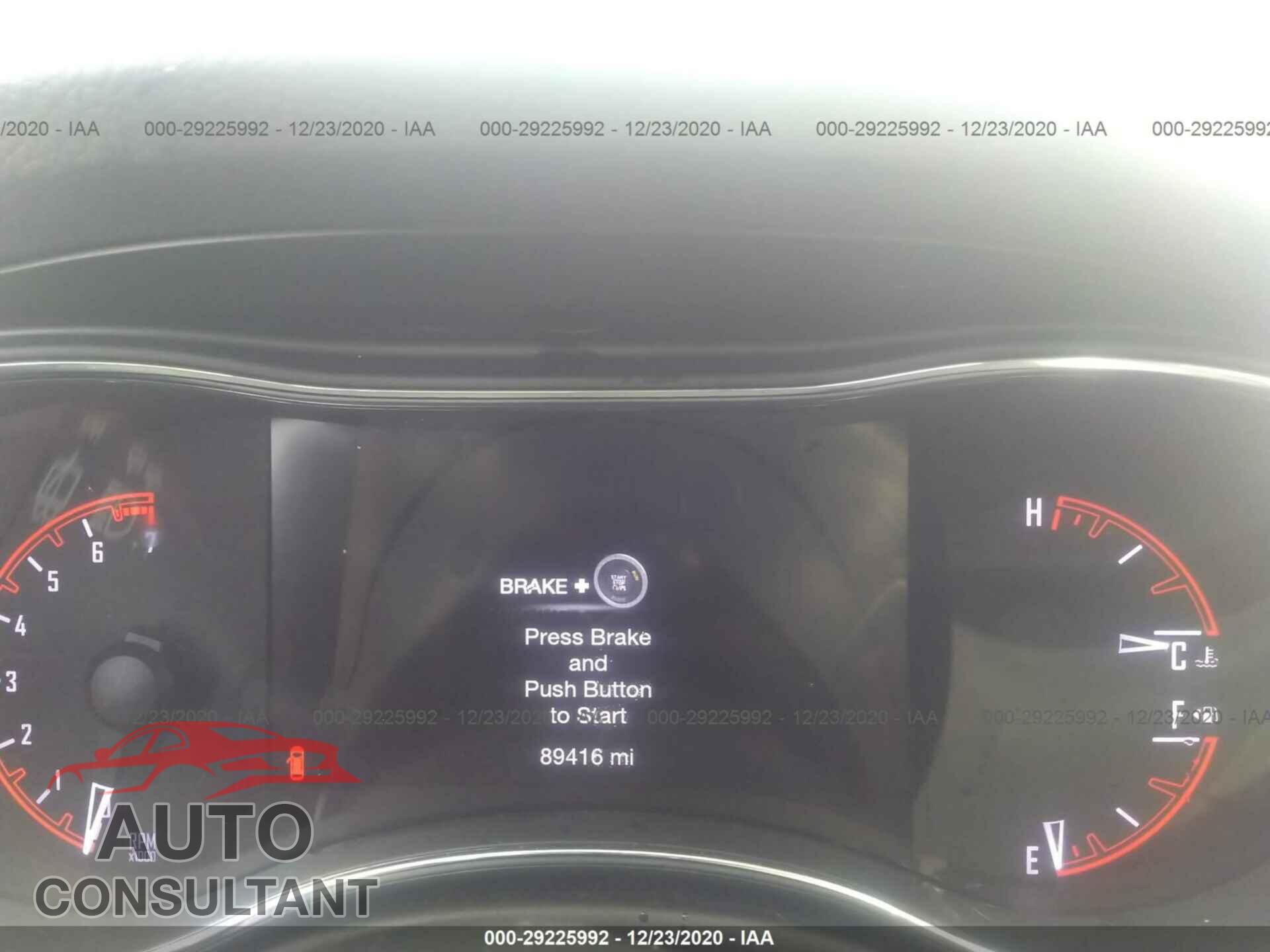 DODGE DURANGO 2016 - 1C4RDJDGXGC460011