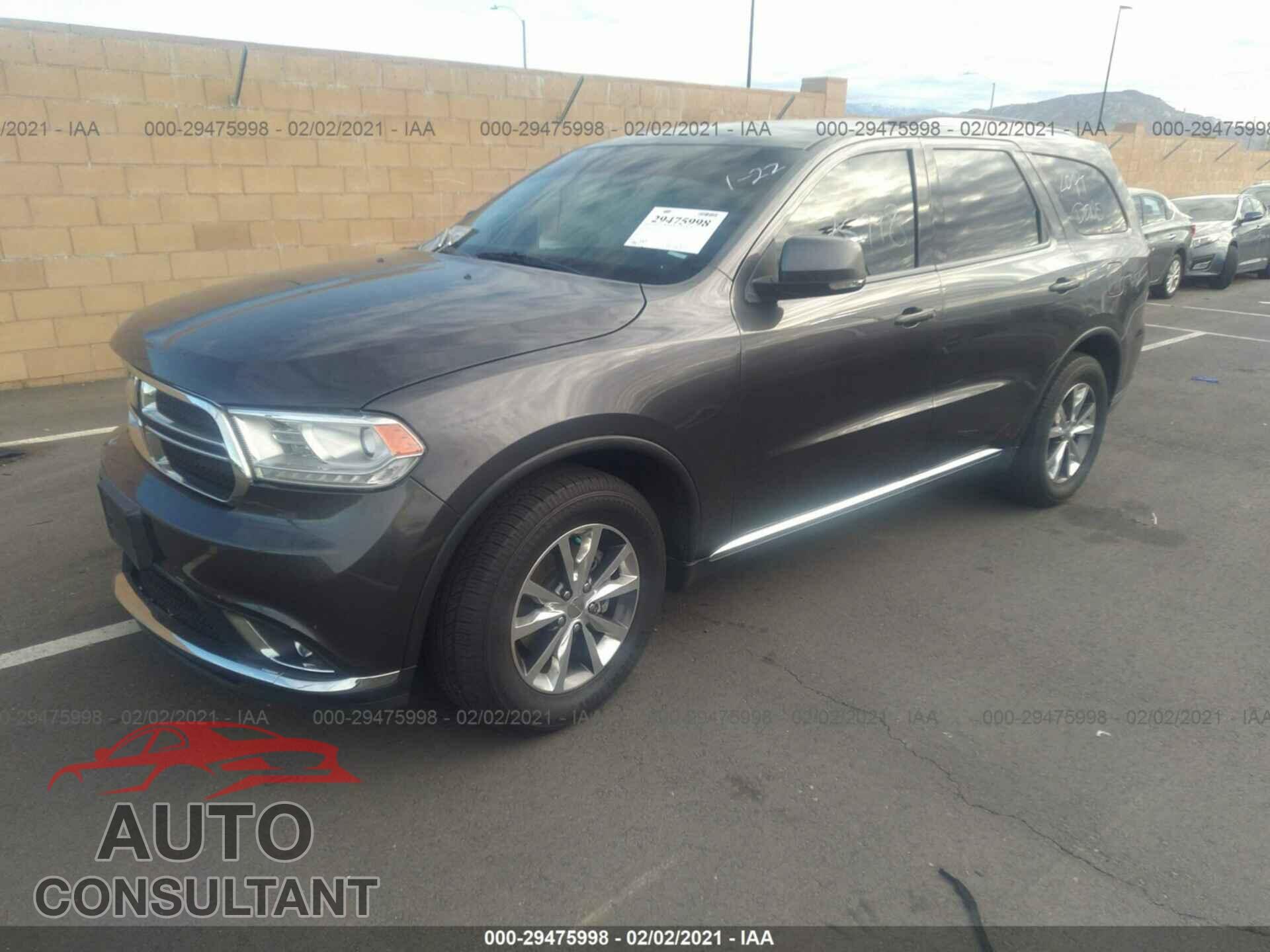 DODGE DURANGO 2016 - 1C4RDHDG5GC422808