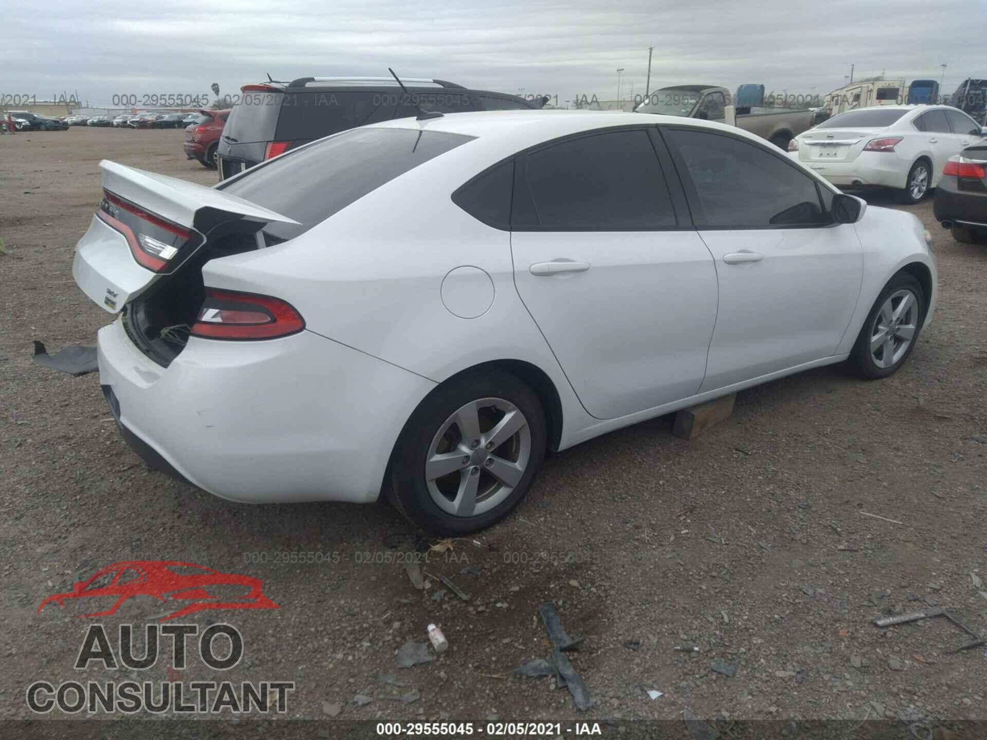 DODGE DART 2016 - 1C3CDFBA2GD604845