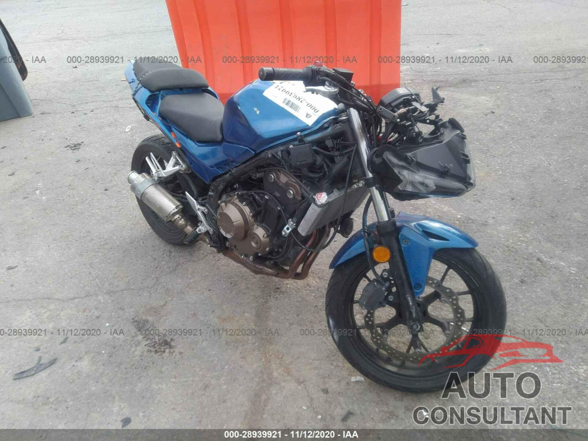 HONDA CBR500 2017 - MLHPC4467H5400192