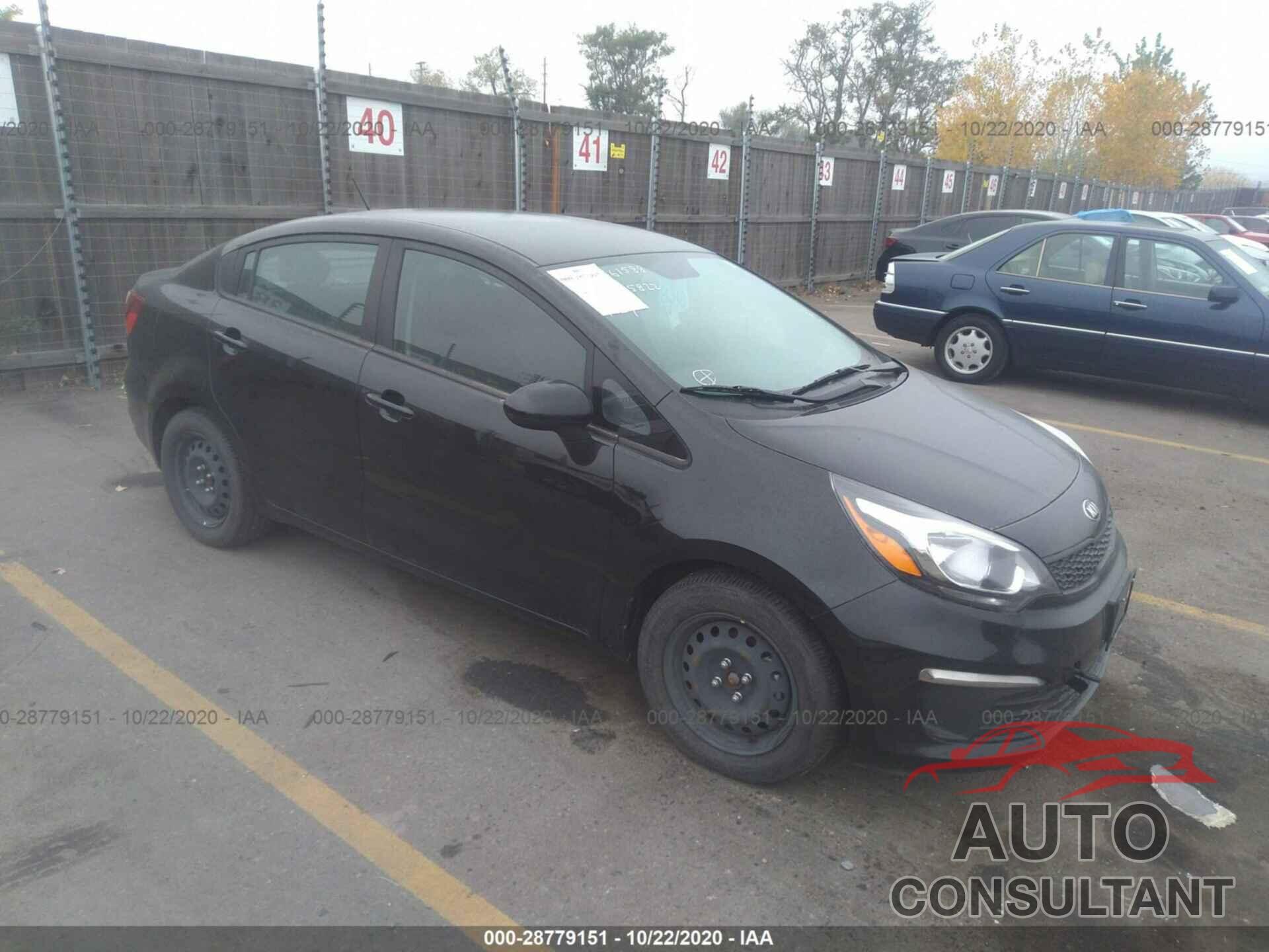KIA RIO 2017 - KNADM4A30H6015822