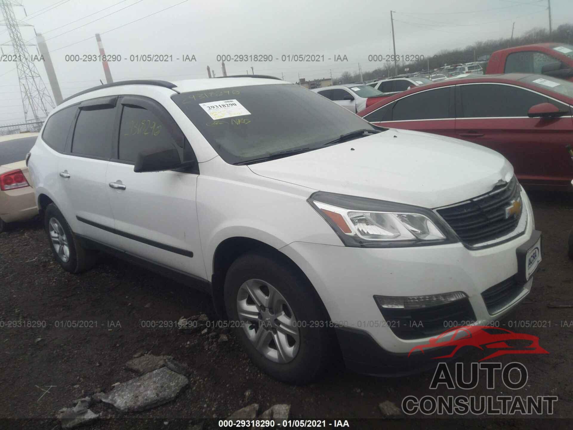 CHEVROLET TRAVERSE 2016 - 1GNKRFED0GJ299076