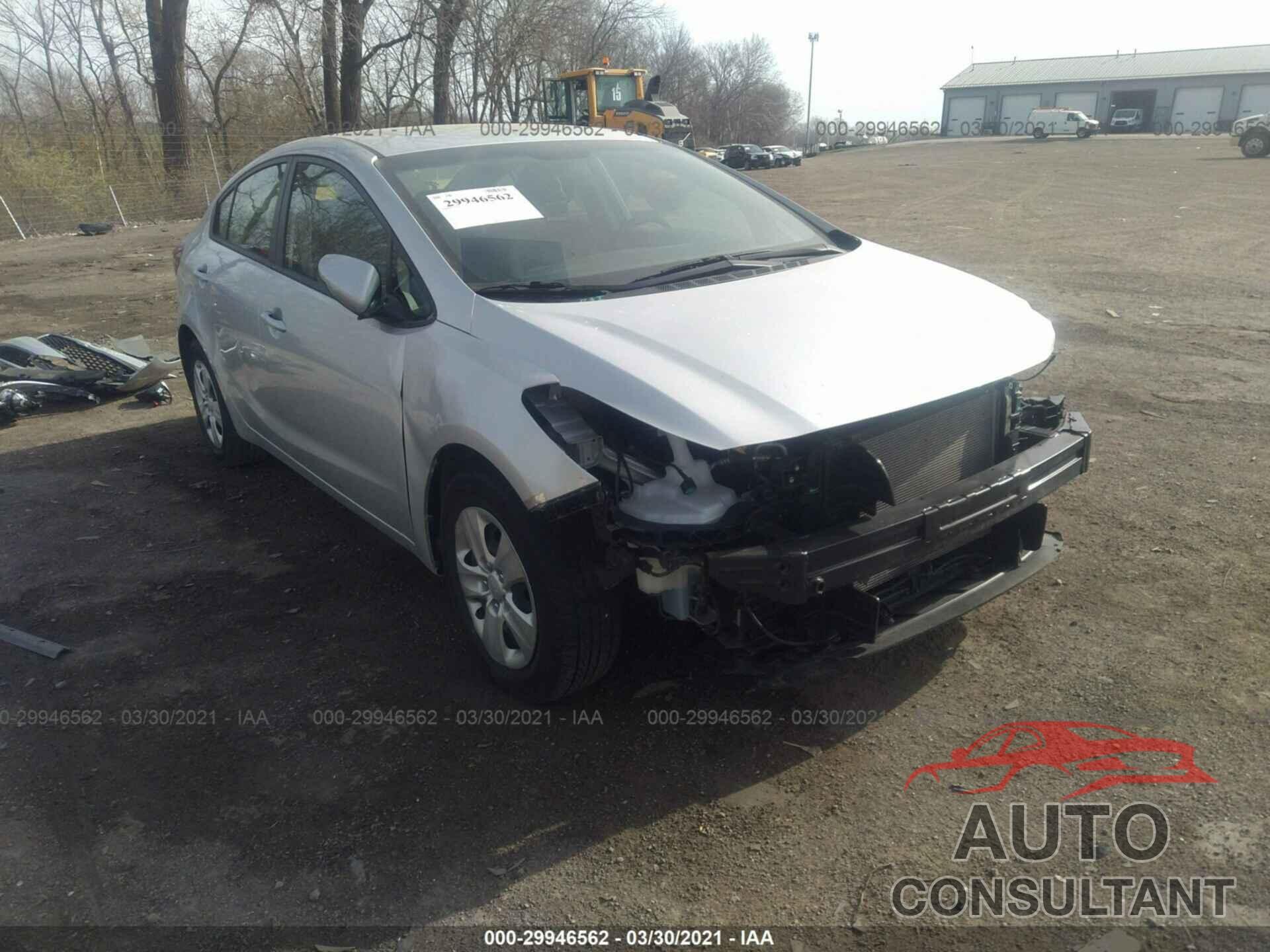 KIA FORTE 2017 - 3KPFK4A70HE107589