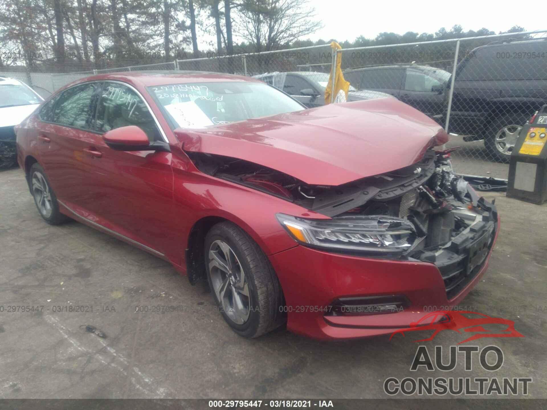 HONDA ACCORD SEDAN 2018 - 1HGCV1F56JA146679