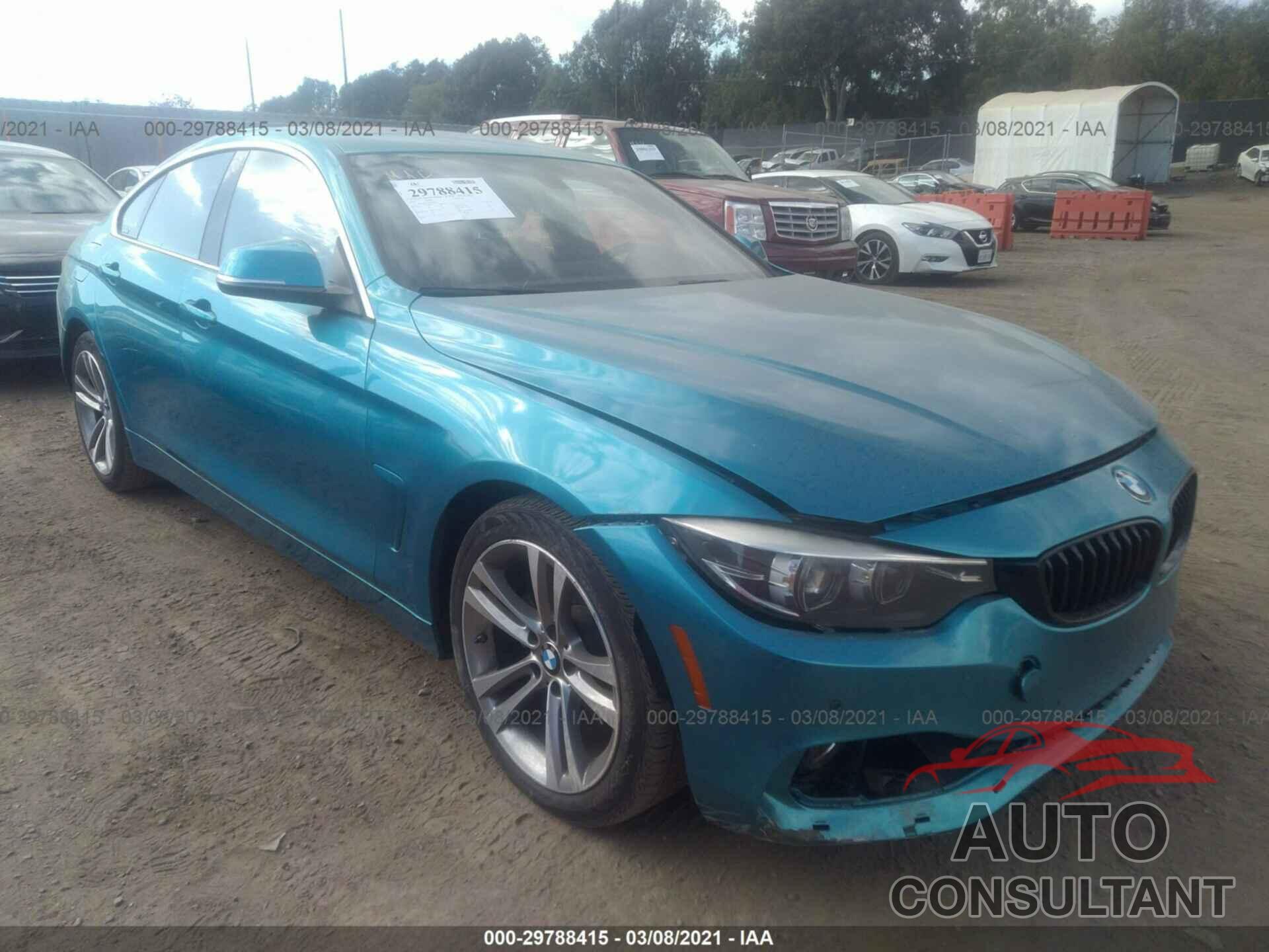 BMW 4 SERIES 2018 - WBA4J1C51JBG79875