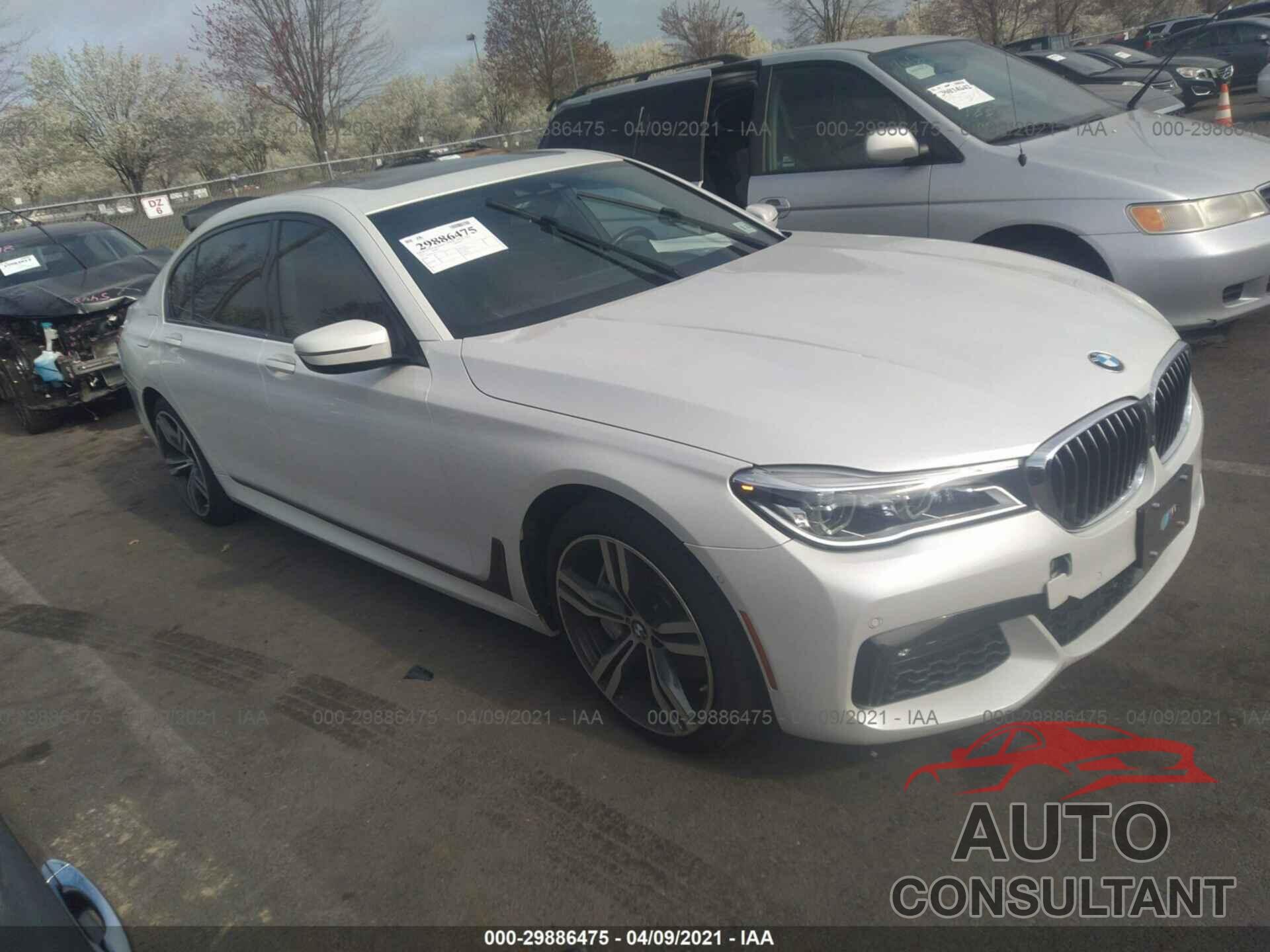 BMW 7 SERIES 2016 - WBA7F2C57GG417601