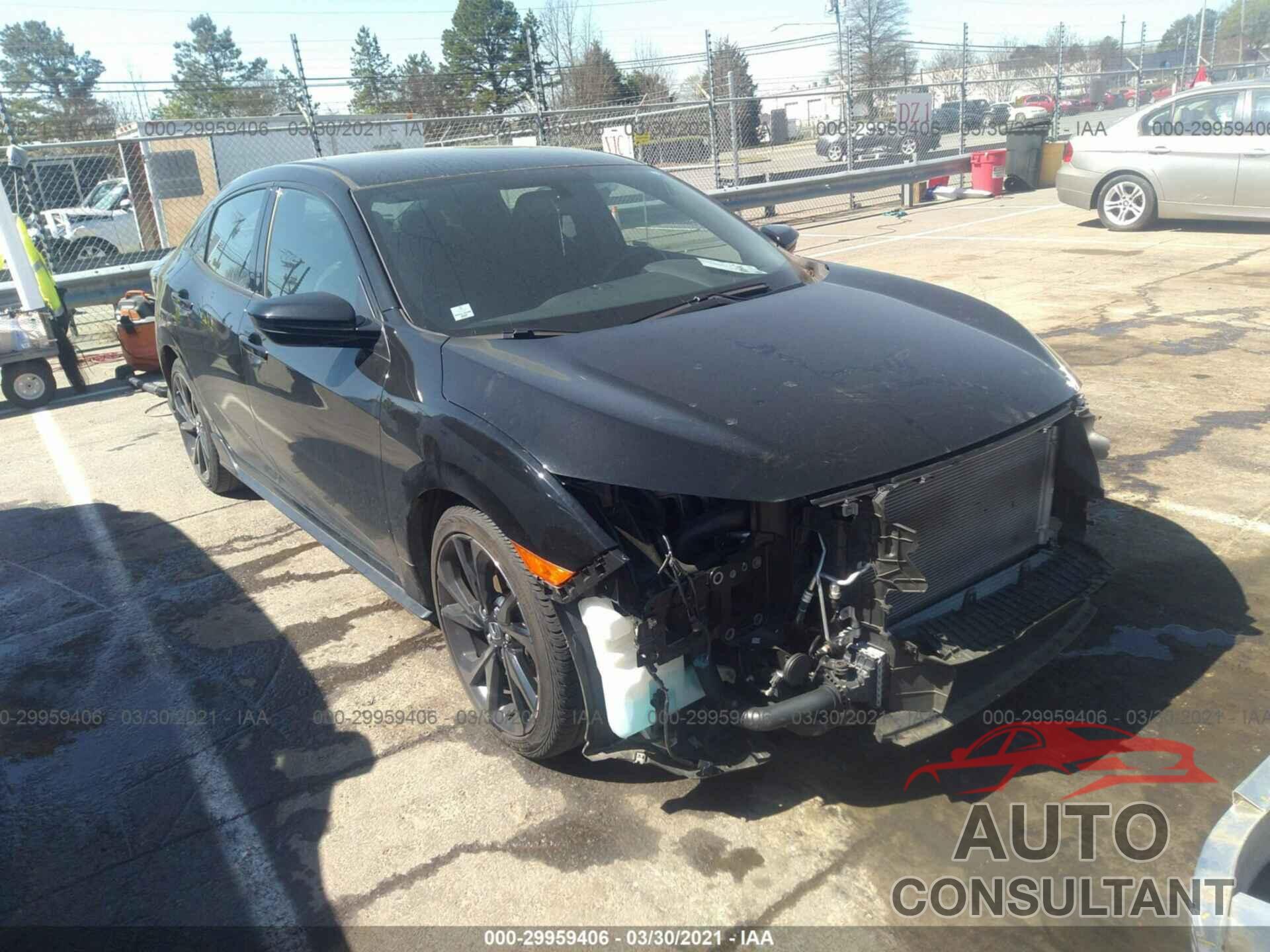 HONDA CIVIC HATCHBACK 2018 - SHHFK7H45JU231840