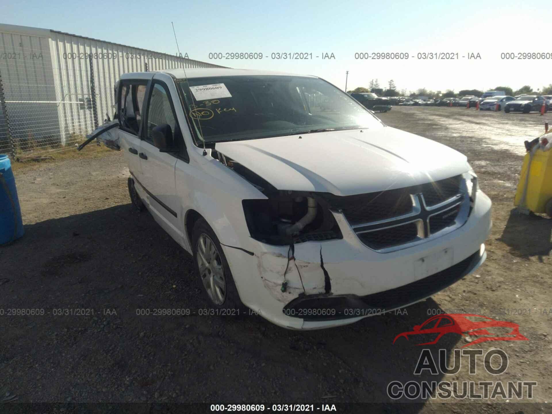 DODGE GRAND CARAVAN 2016 - 2C4RDGBG9GR163616