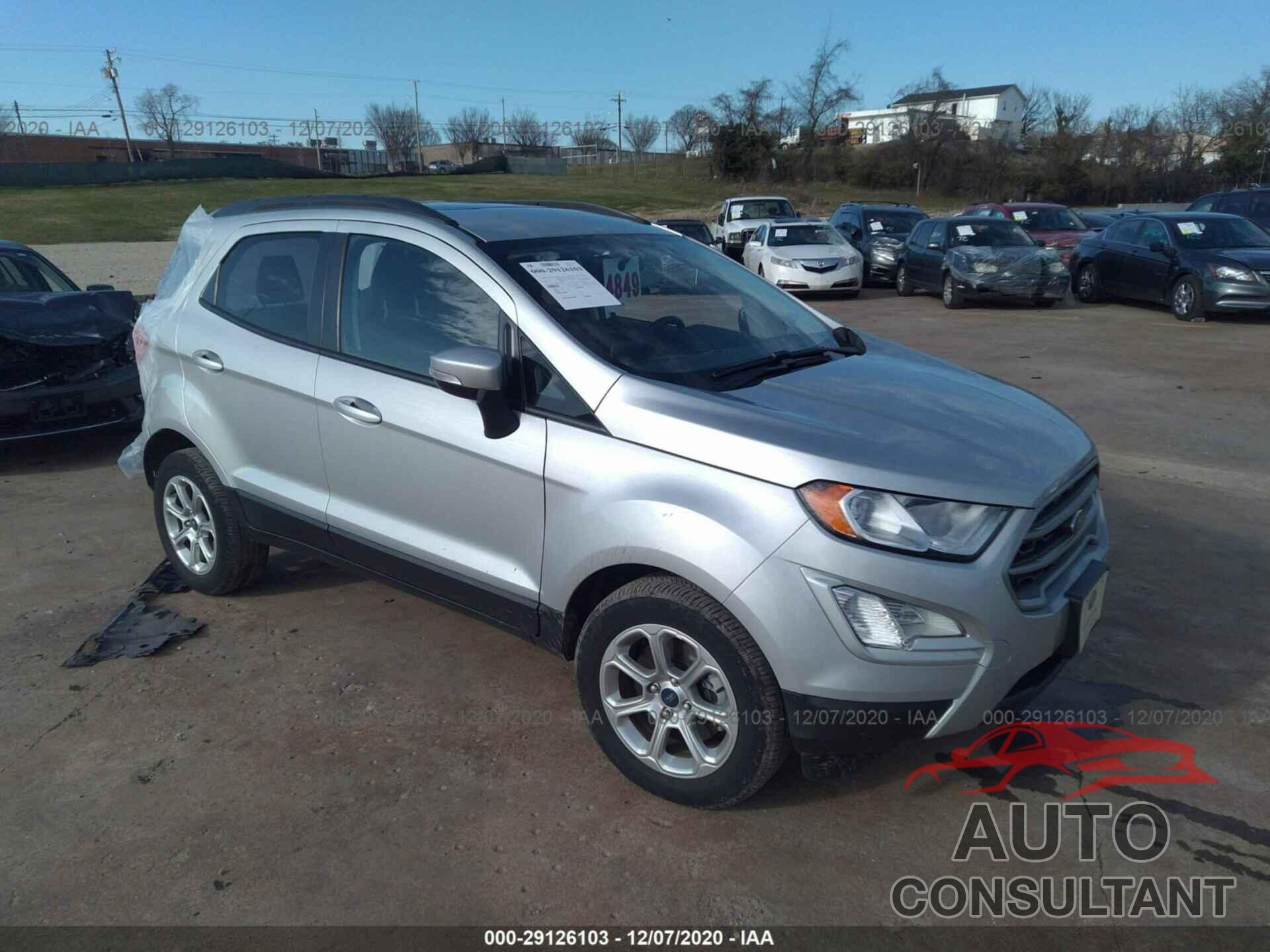 FORD ECOSPORT 2019 - MAJ3S2GE0KC306174