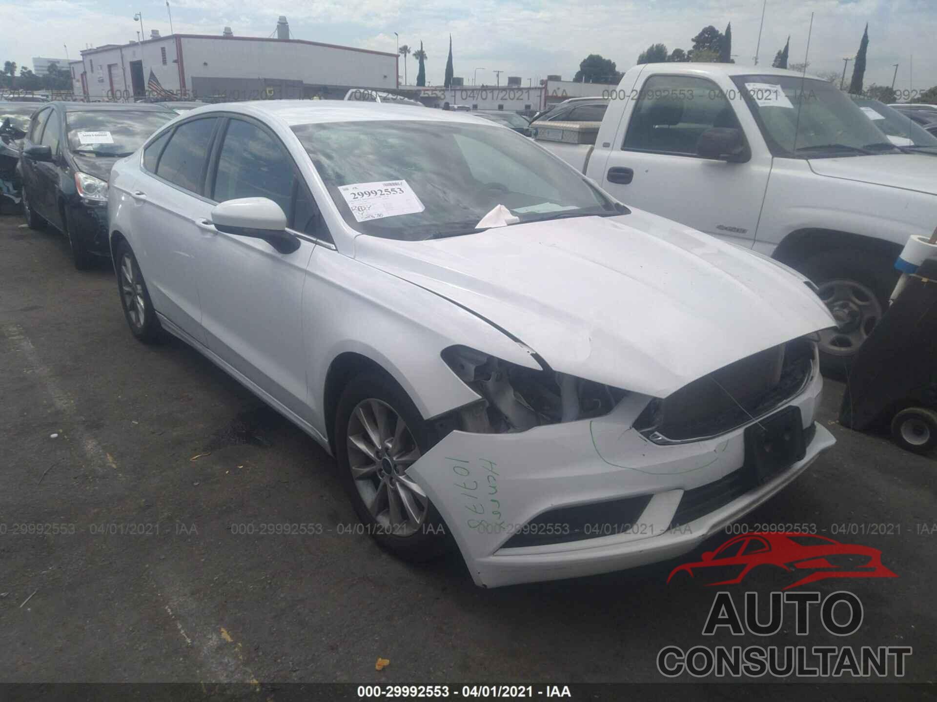 FORD FUSION 2017 - 3FA6P0H7XHR157981