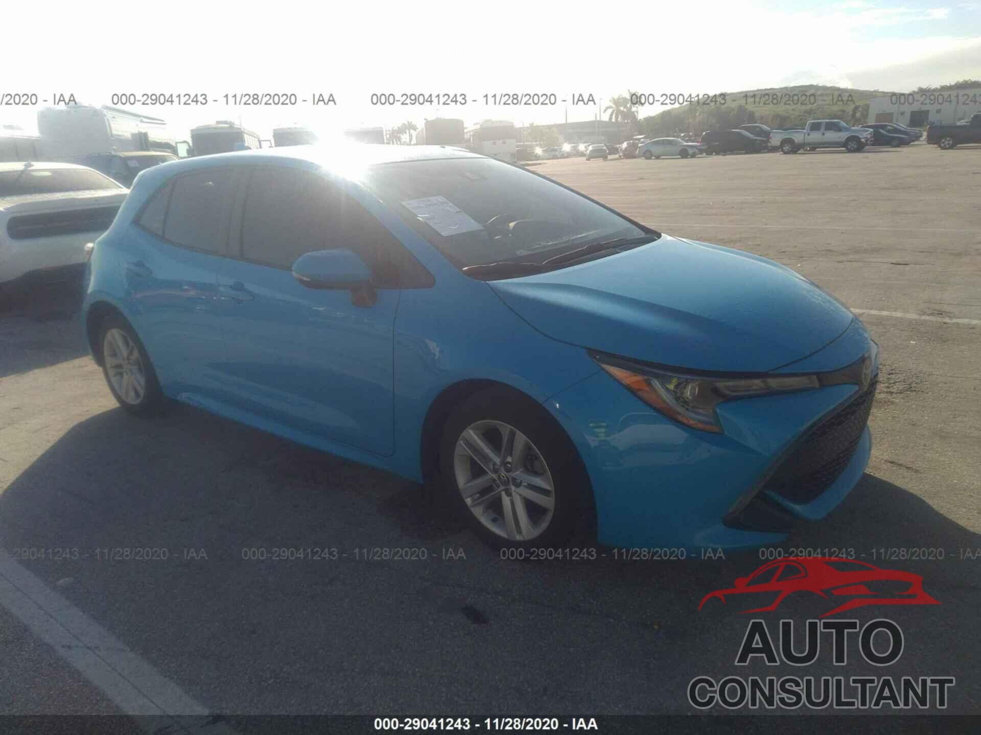 TOYOTA COROLLA HATCHBACK 2019 - JTNK4RBE7K3012007