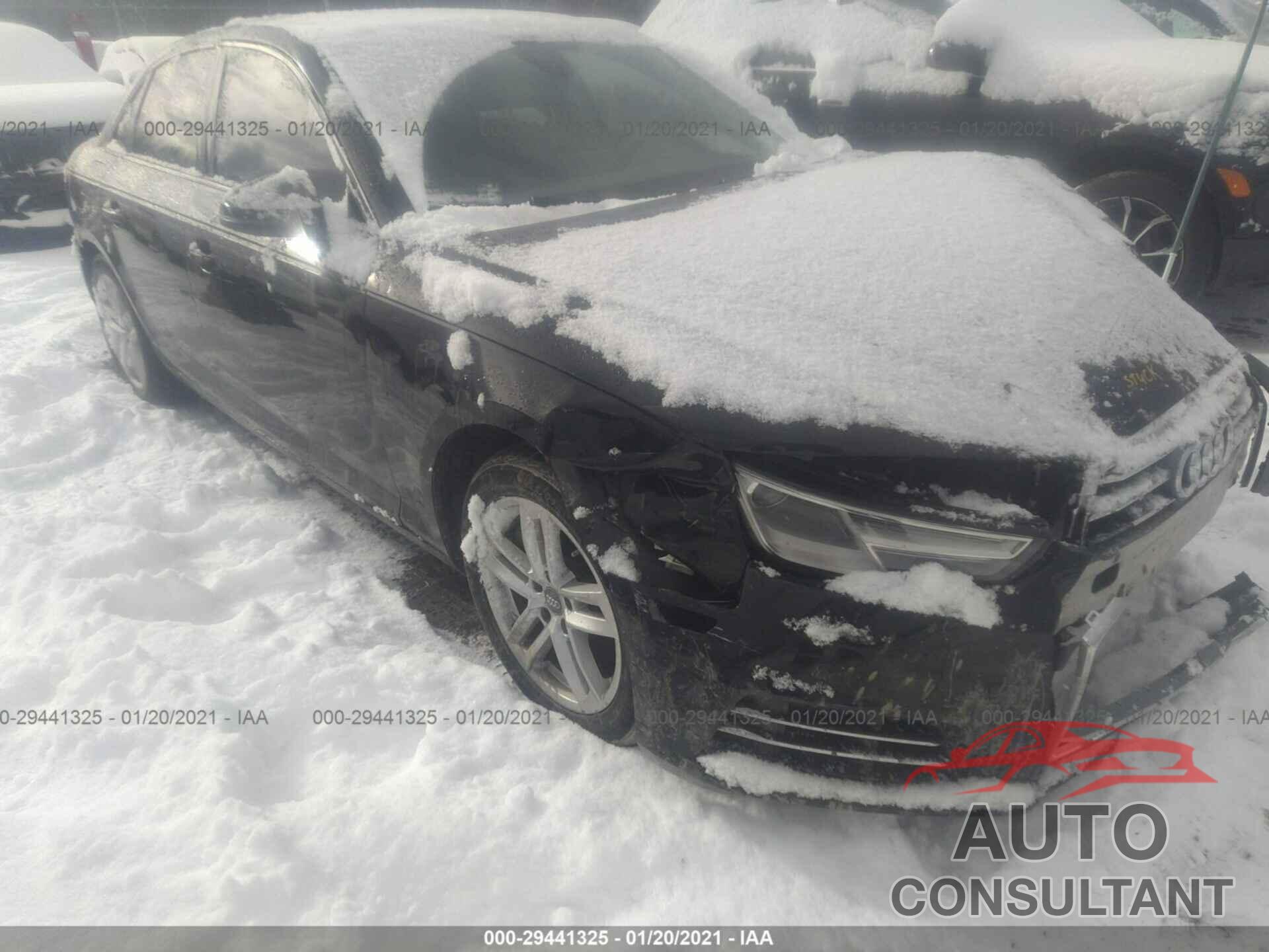 AUDI A4 2017 - WAUANAF46HN036020