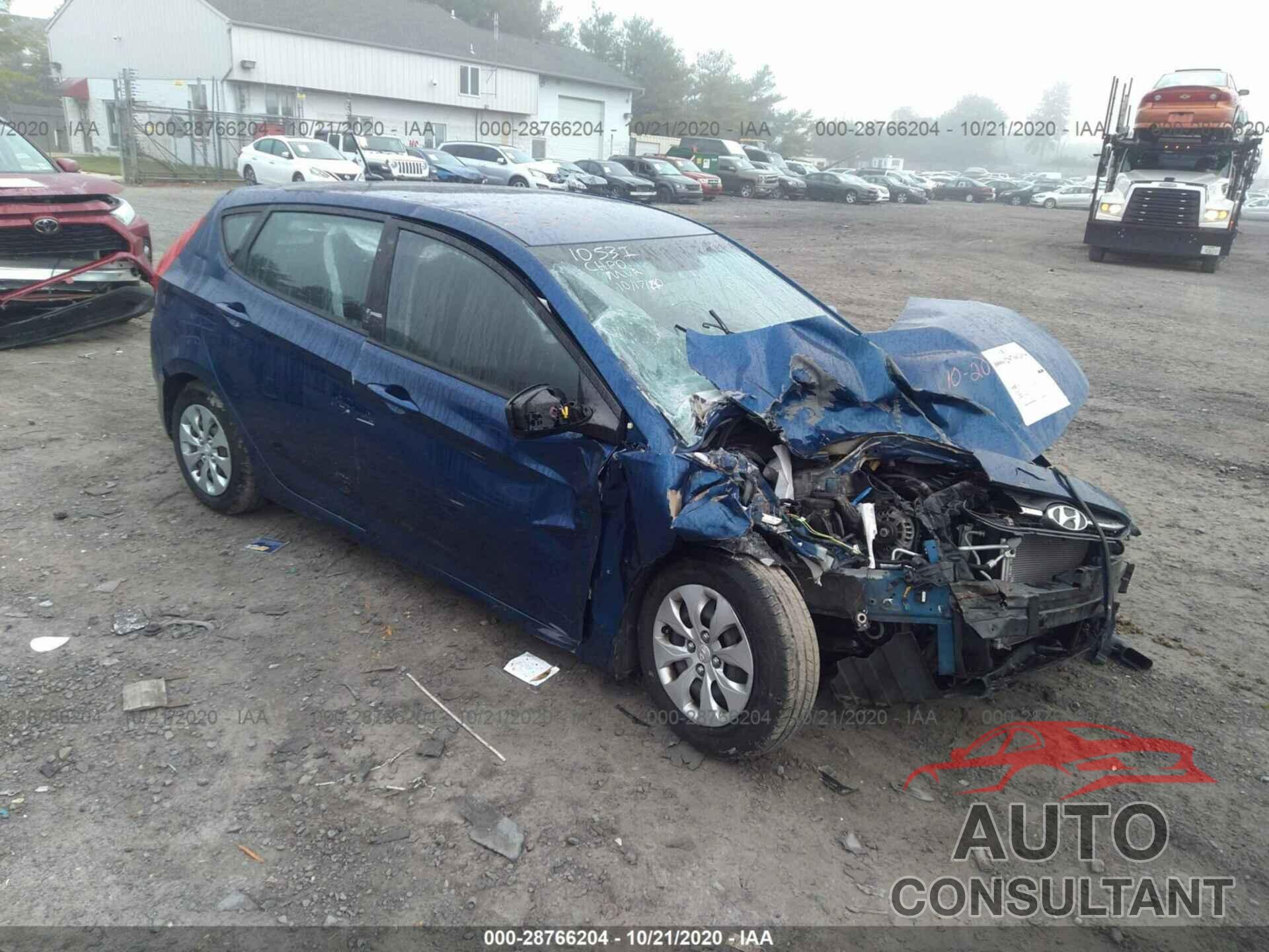 HYUNDAI ACCENT 2016 - KMHCT5AE9GU237192