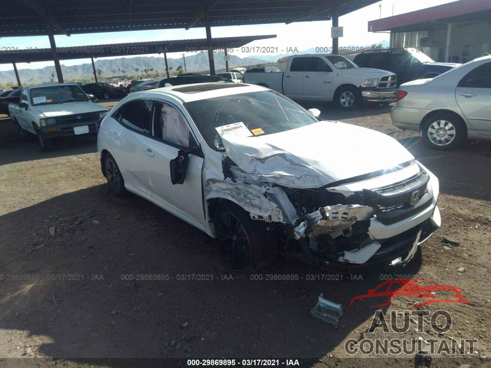 HONDA CIVIC HATCHBACK 2018 - SHHFK7H50JU206983