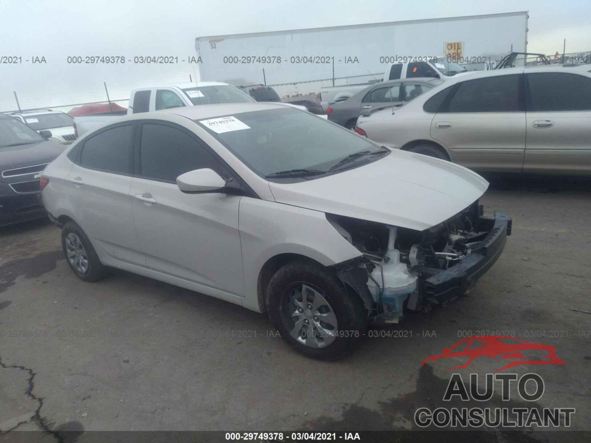 HYUNDAI ACCENT 2017 - KMHCT4AE4HU191072