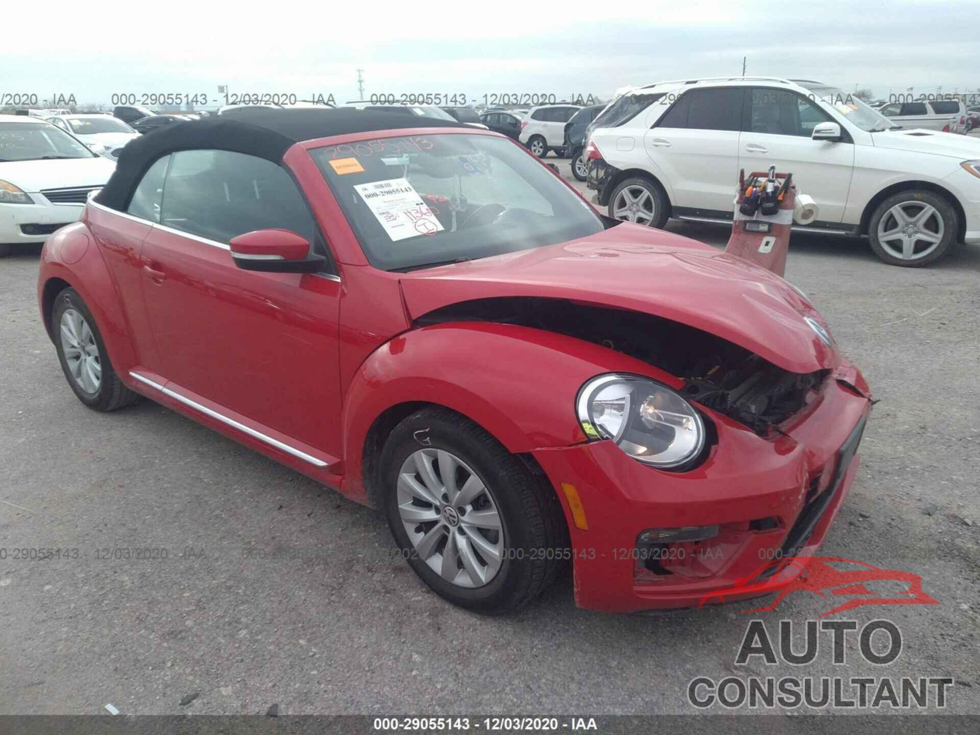 VOLKSWAGEN BEETLE CONVERTIBLE 2019 - 3VW5DAAT6KM507572