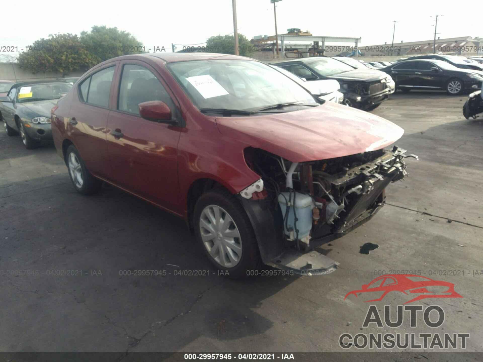 NISSAN VERSA 2016 - 3N1CN7AP1GL840467