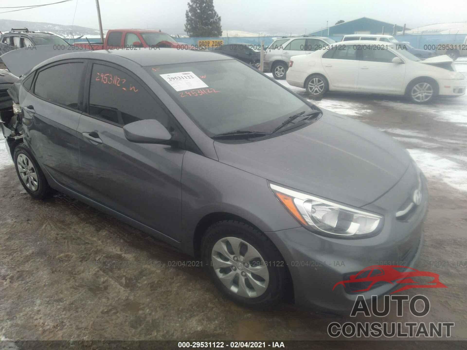 HYUNDAI ACCENT 2017 - KMHCT4AE4HU331945