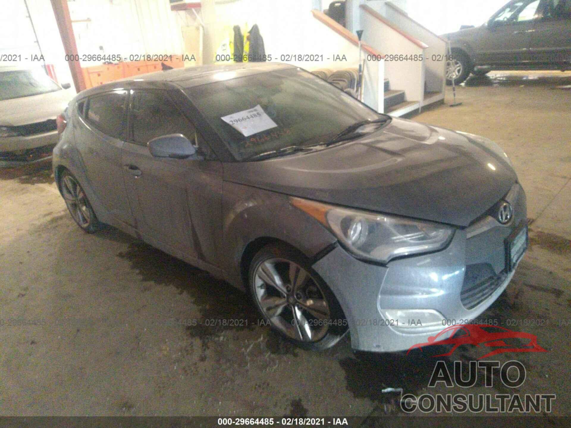 HYUNDAI VELOSTER 2016 - KMHTC6AD2GU282732