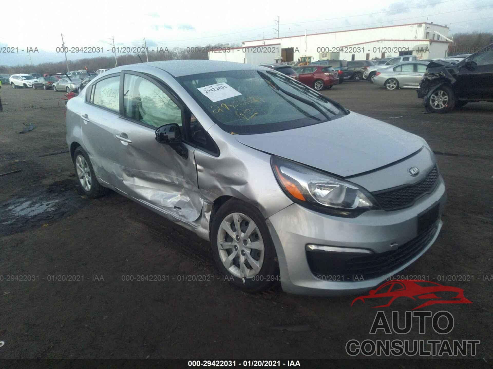 KIA RIO 2016 - KNADM4A35G6641896