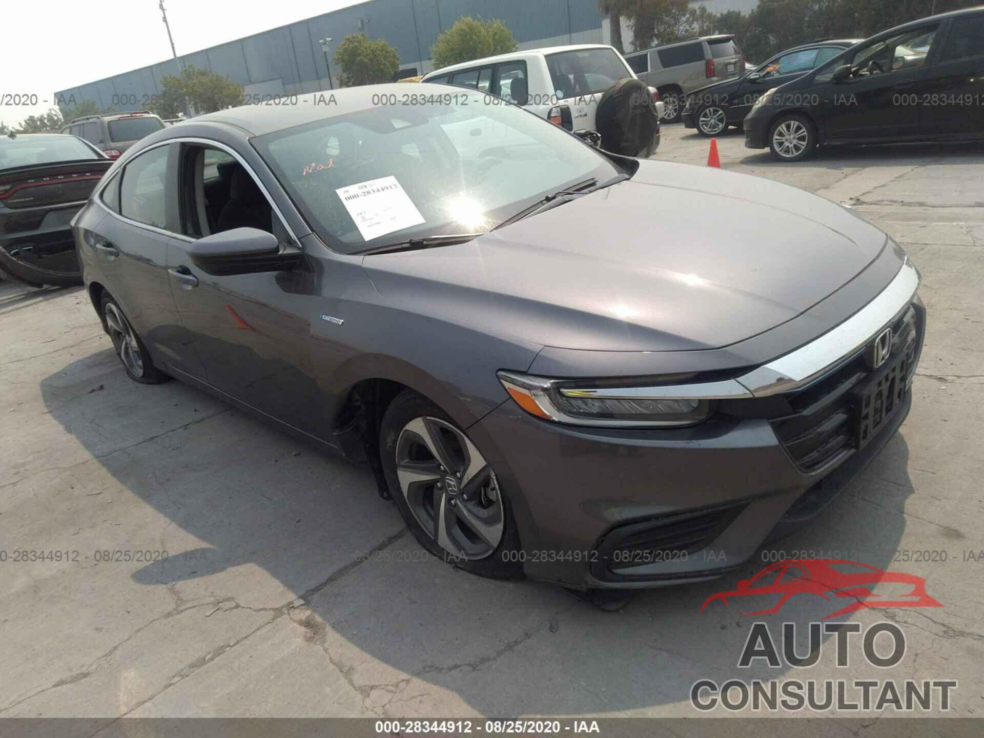 HONDA INSIGHT 2019 - 19XZE4F12KE003895