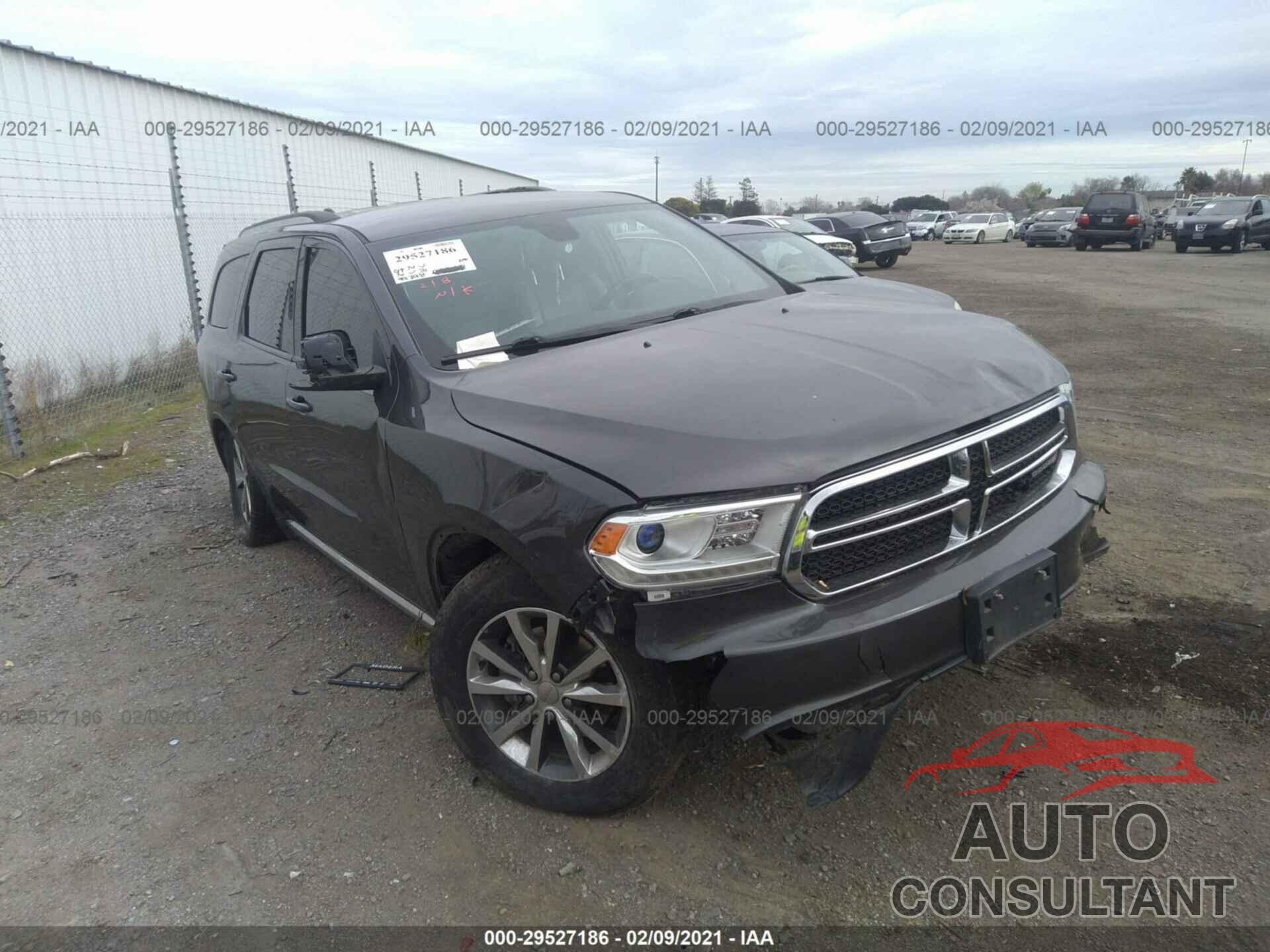 DODGE DURANGO 2016 - 1C4RDHDG8GC301125