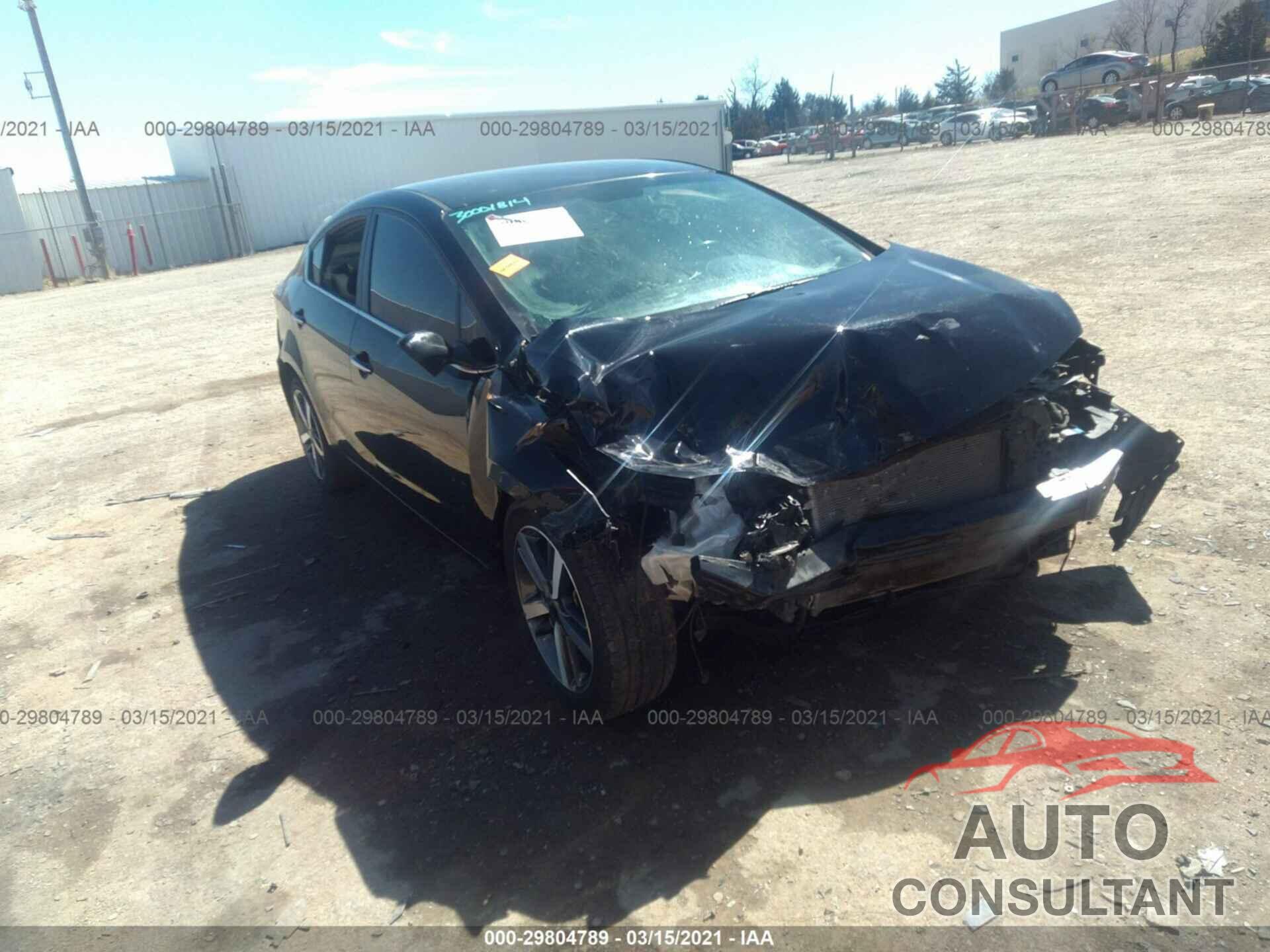 KIA FORTE 2017 - 3KPFL4A89HE124803