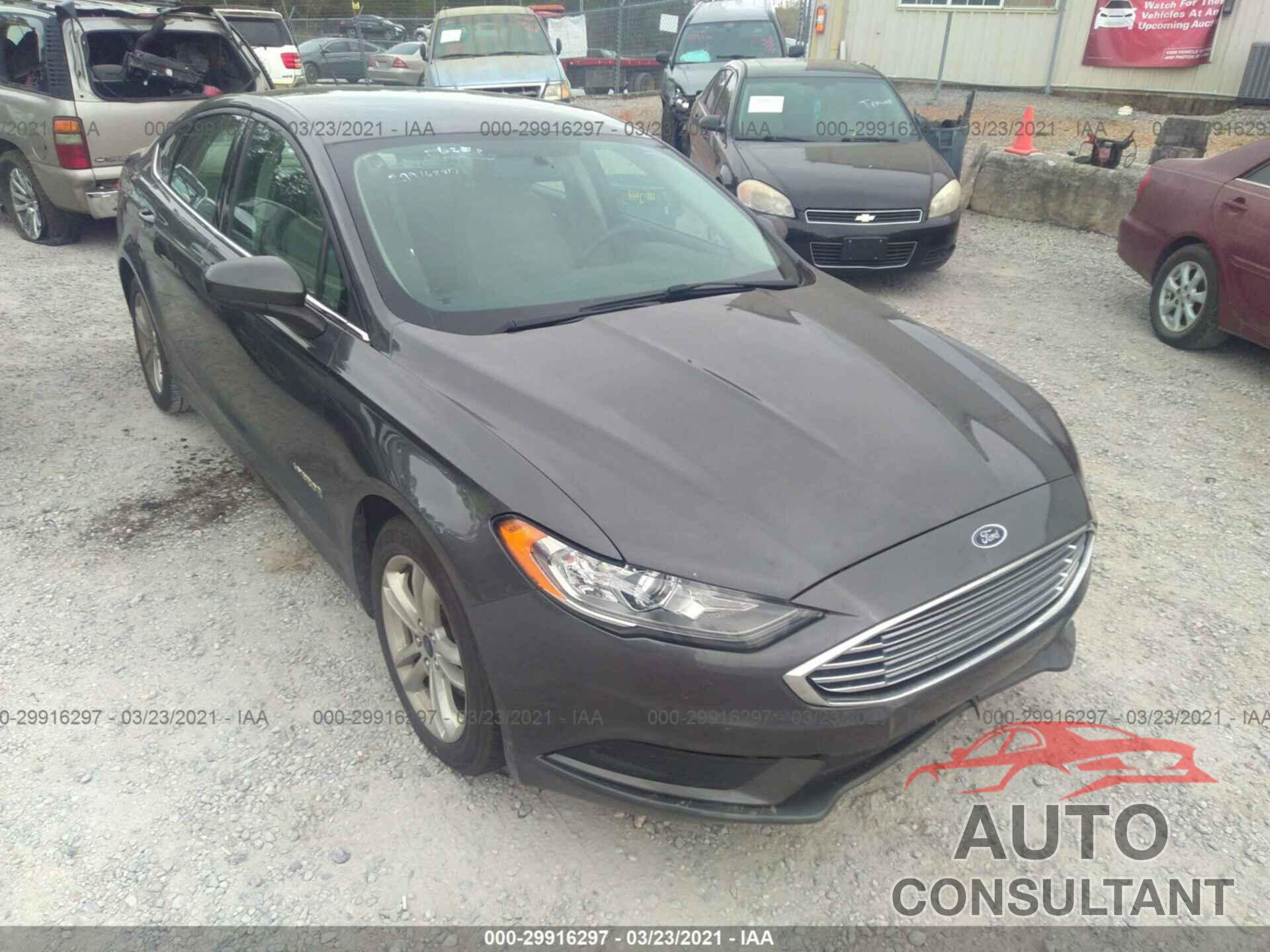 FORD FUSION HYBRID 2018 - 3FA6P0LU2JR172896