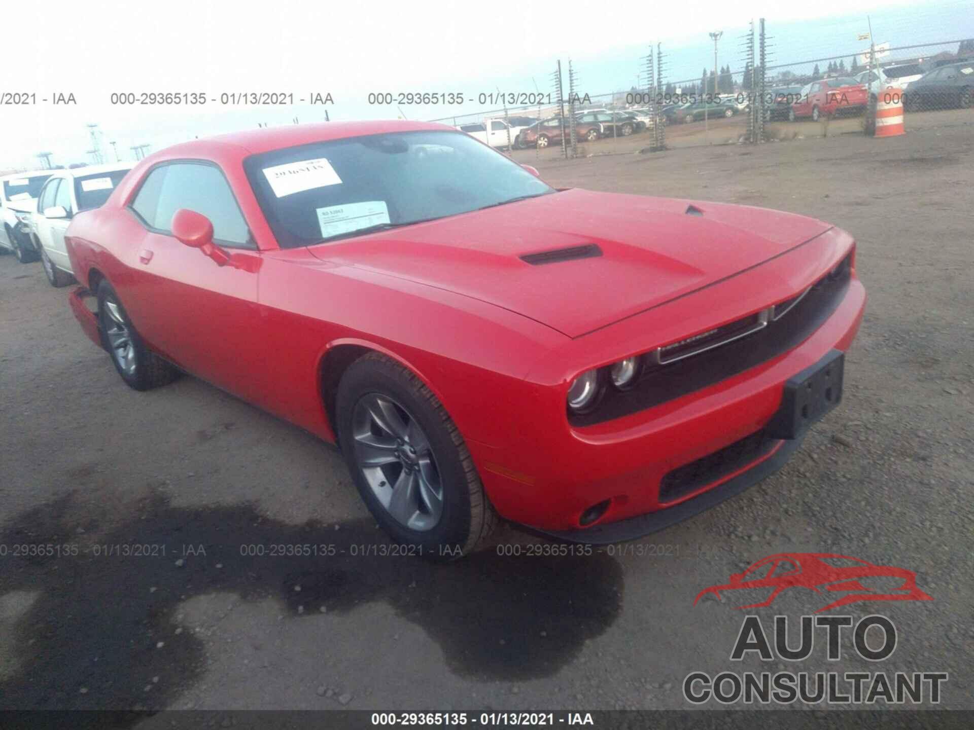 DODGE CHALLENGER 2016 - 2C3CDZAG0GH184352