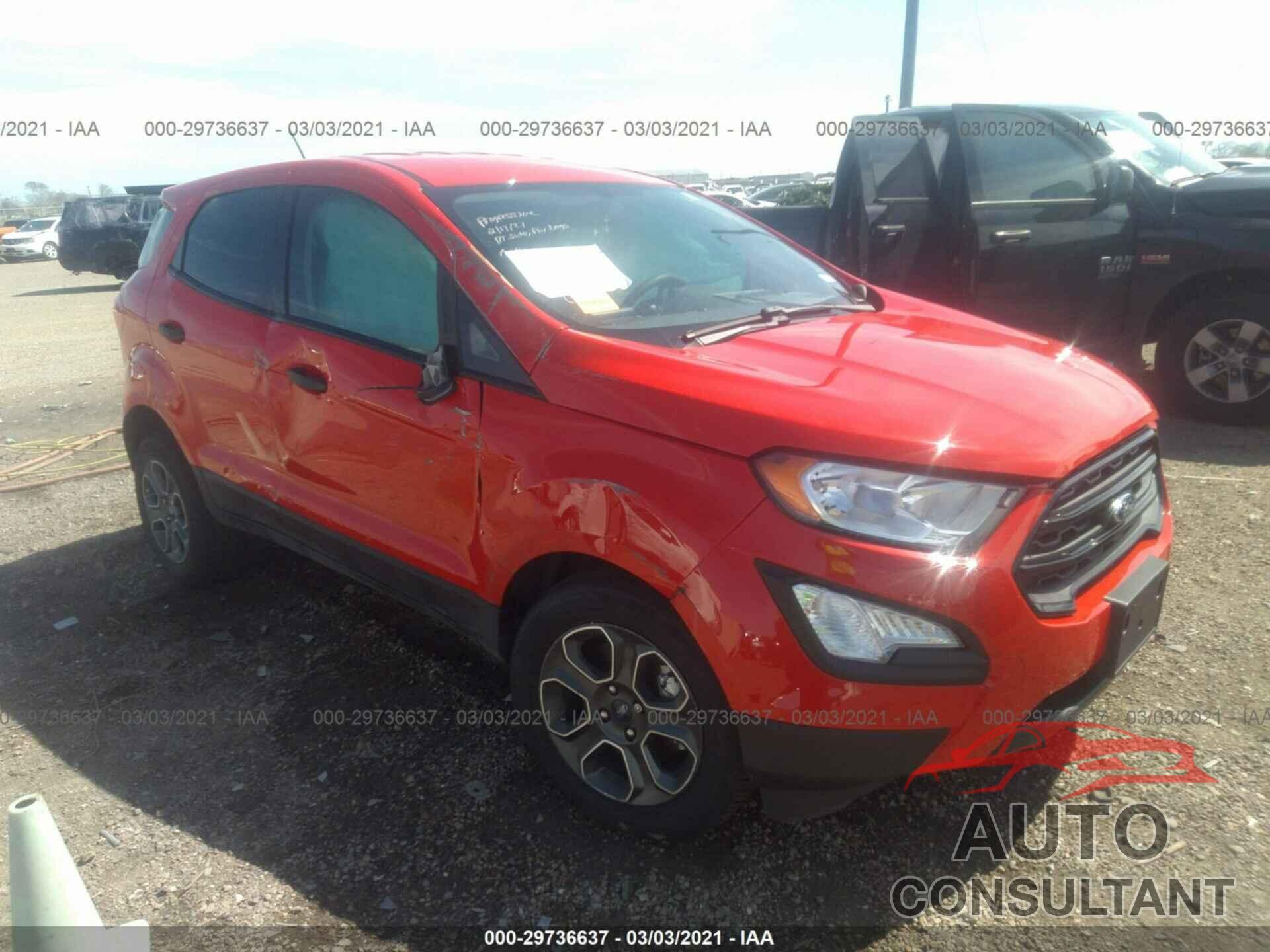 FORD ECOSPORT 2020 - MAJ3S2FE3LC378506