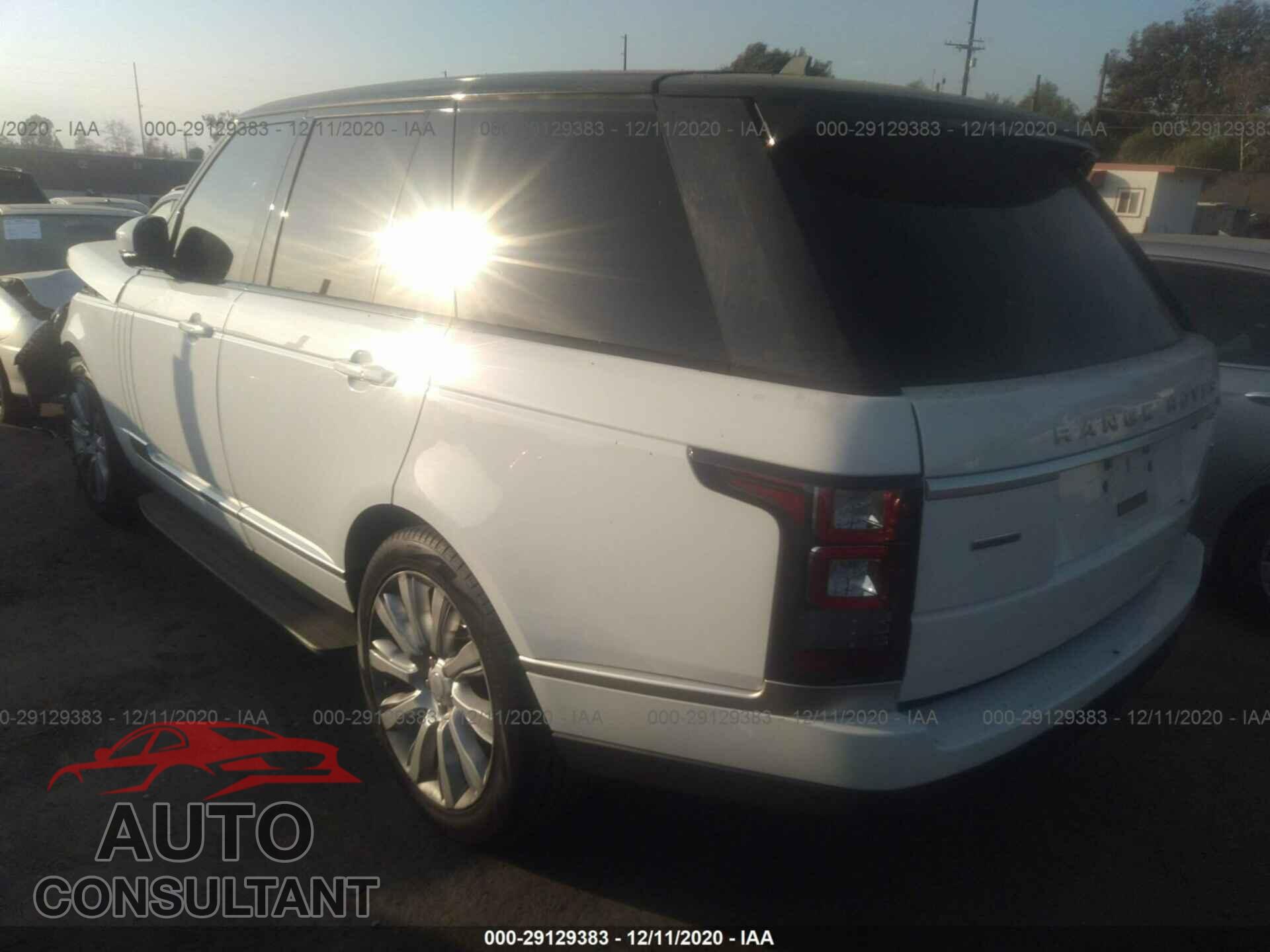 LAND ROVER RANGE ROVER 2016 - SALGS2EF2GA246286