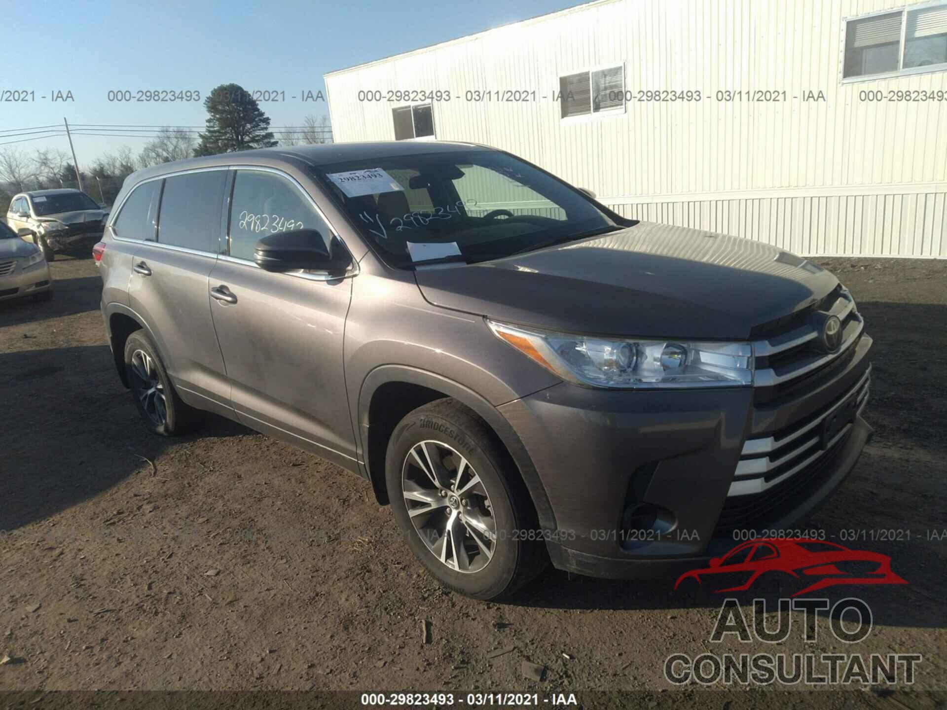 TOYOTA HIGHLANDER 2017 - 5TDBZRFHXHS406117