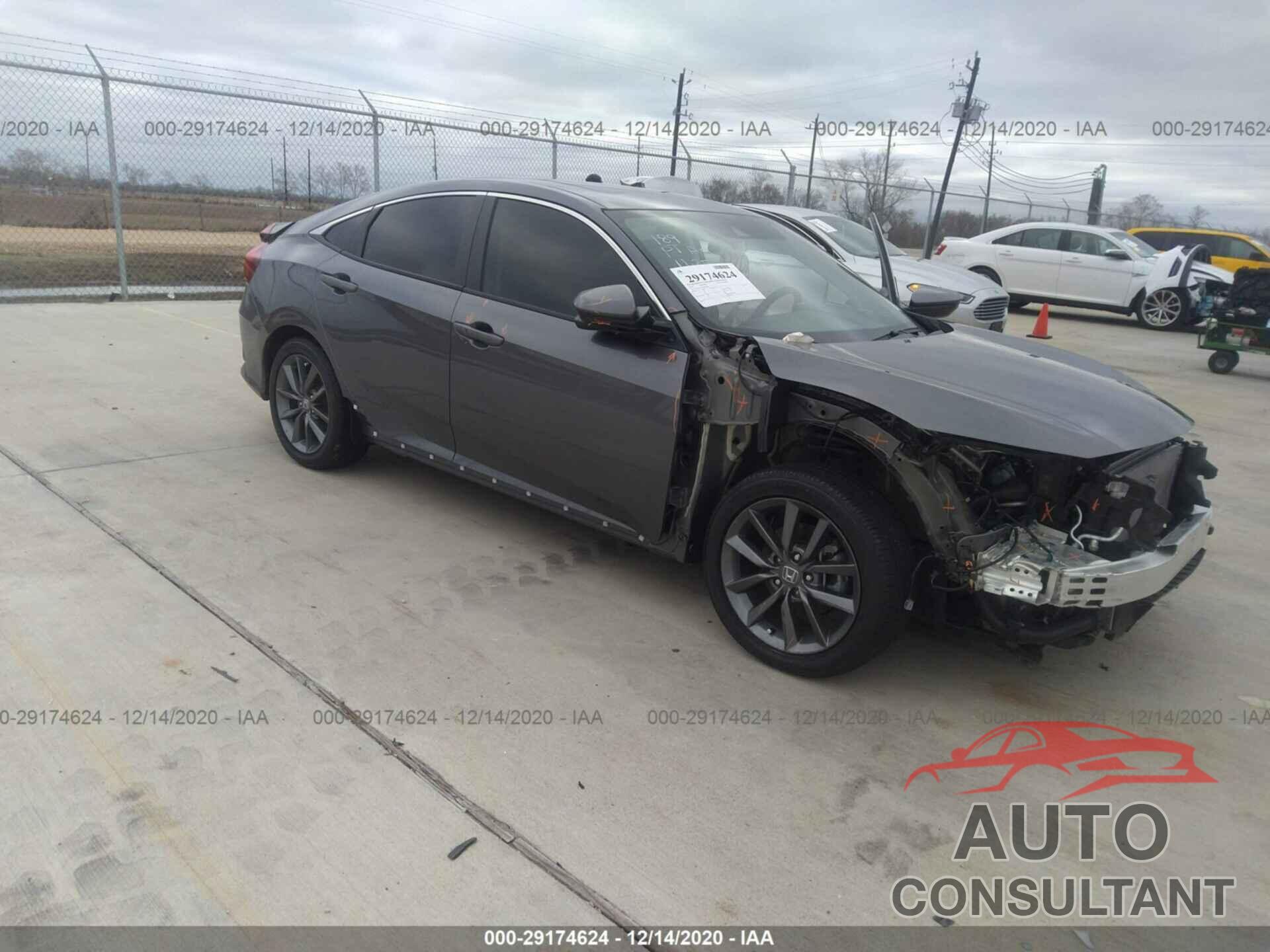 HONDA CIVIC SEDAN 2019 - 19XFC1F37KE016988