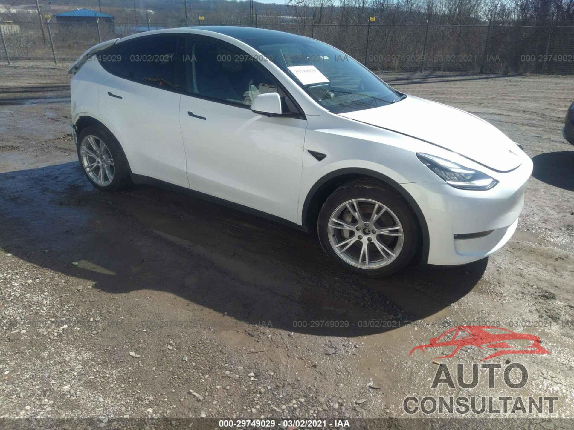TESLA MODEL Y 2021 - 5YJYGDEE4MF071994