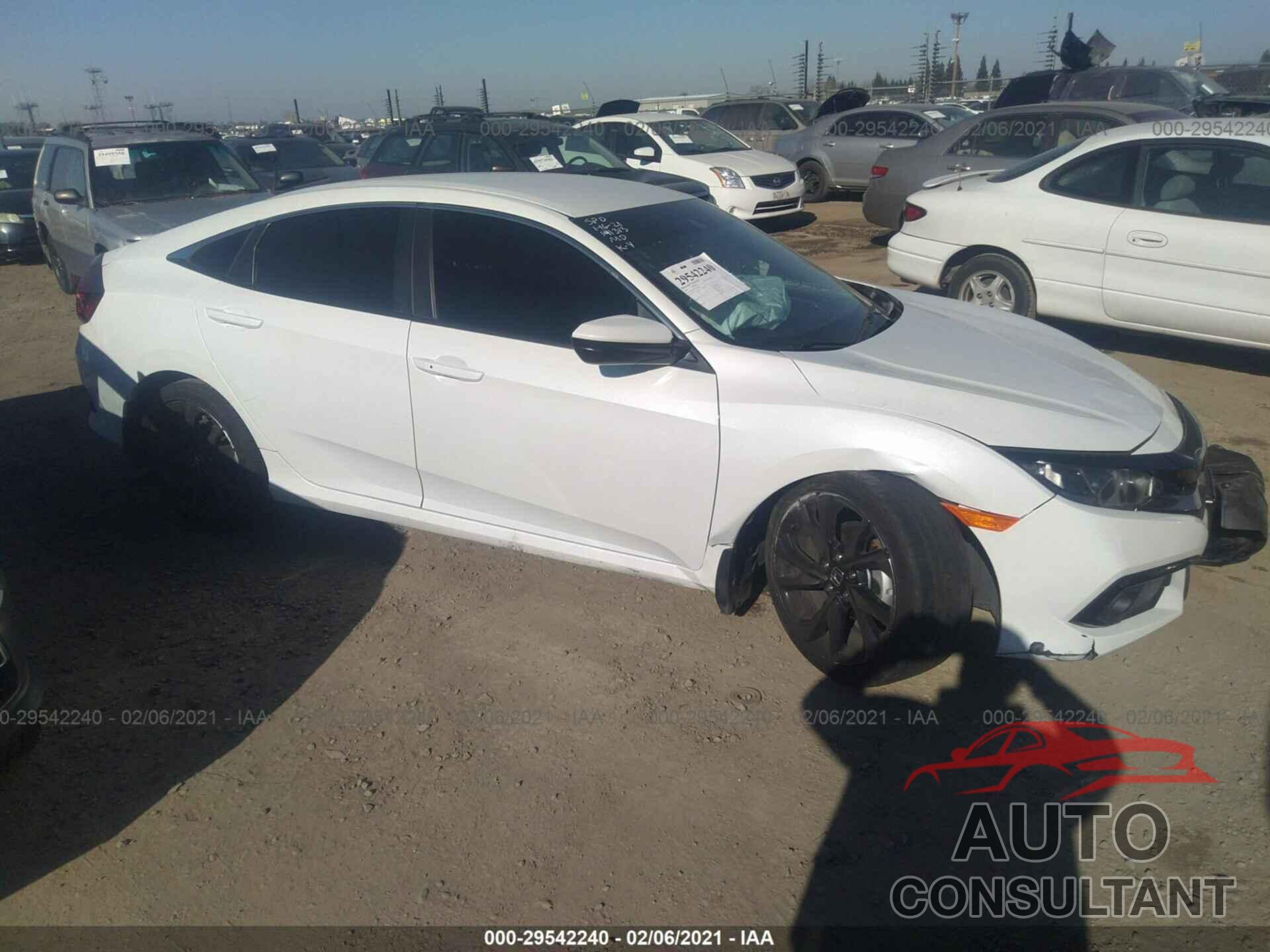 HONDA CIVIC SEDAN 2020 - 19XFC2F84LE204905