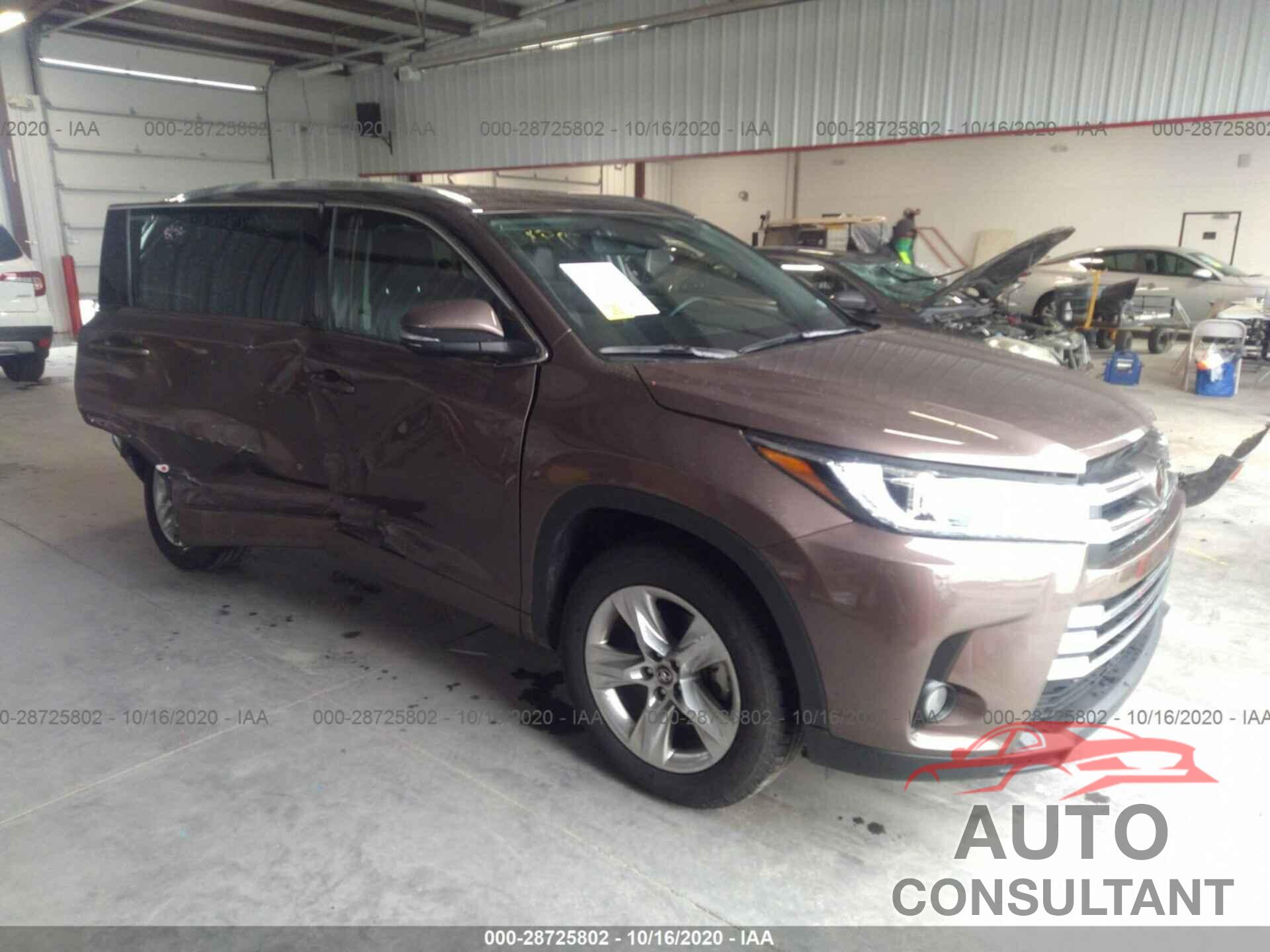 TOYOTA HIGHLANDER 2017 - 5TDYZRFH4HS194308