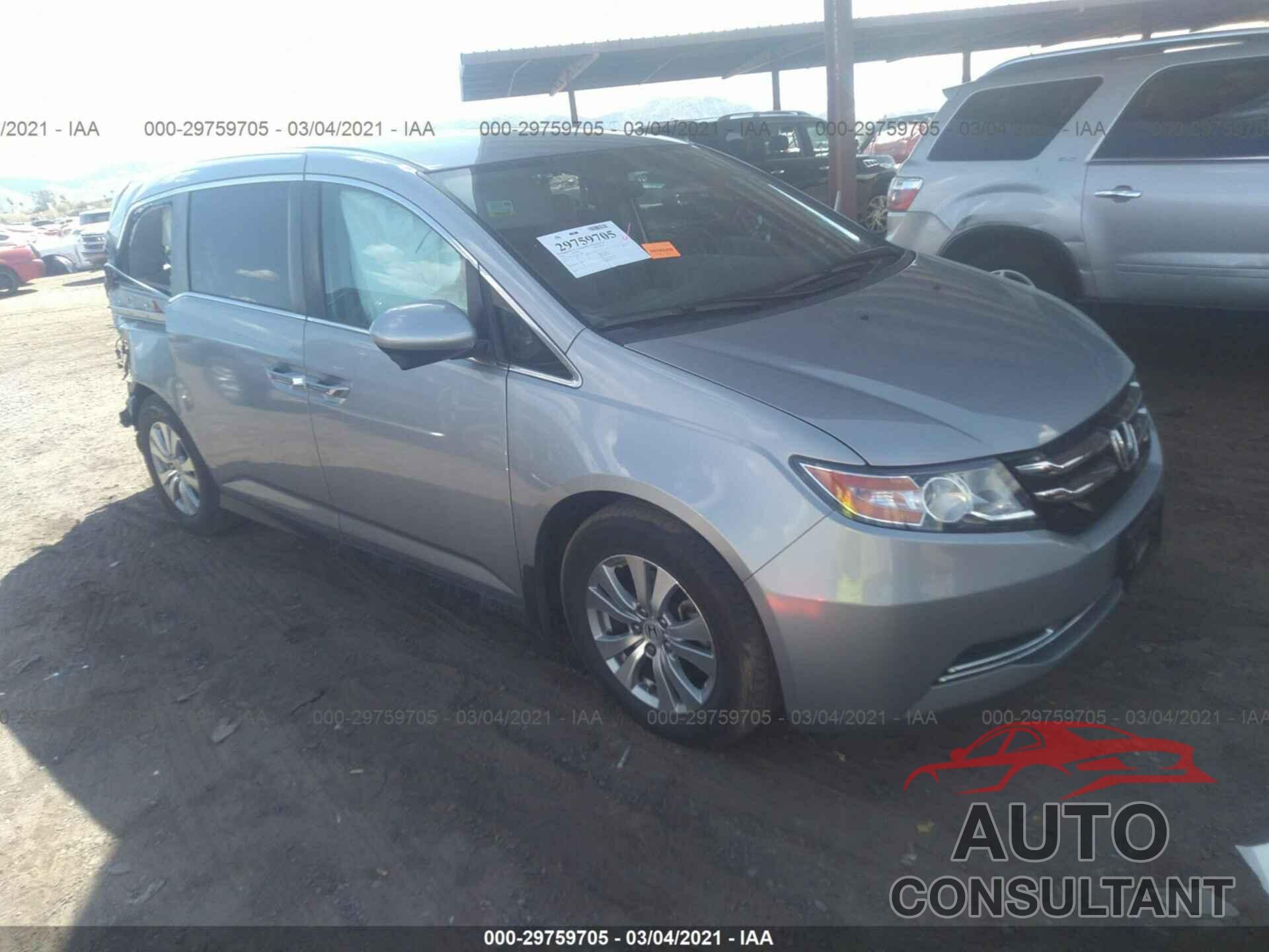 HONDA ODYSSEY 2016 - 5FNRL5H37GB137880