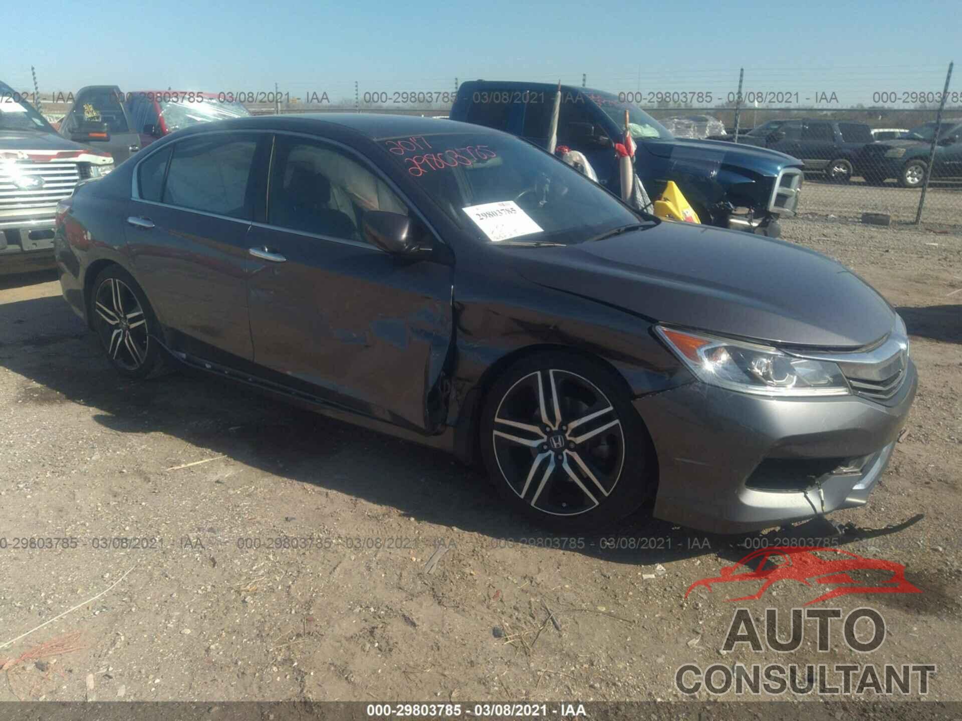 HONDA ACCORD SEDAN 2017 - 1HGCR2F5XHA209061