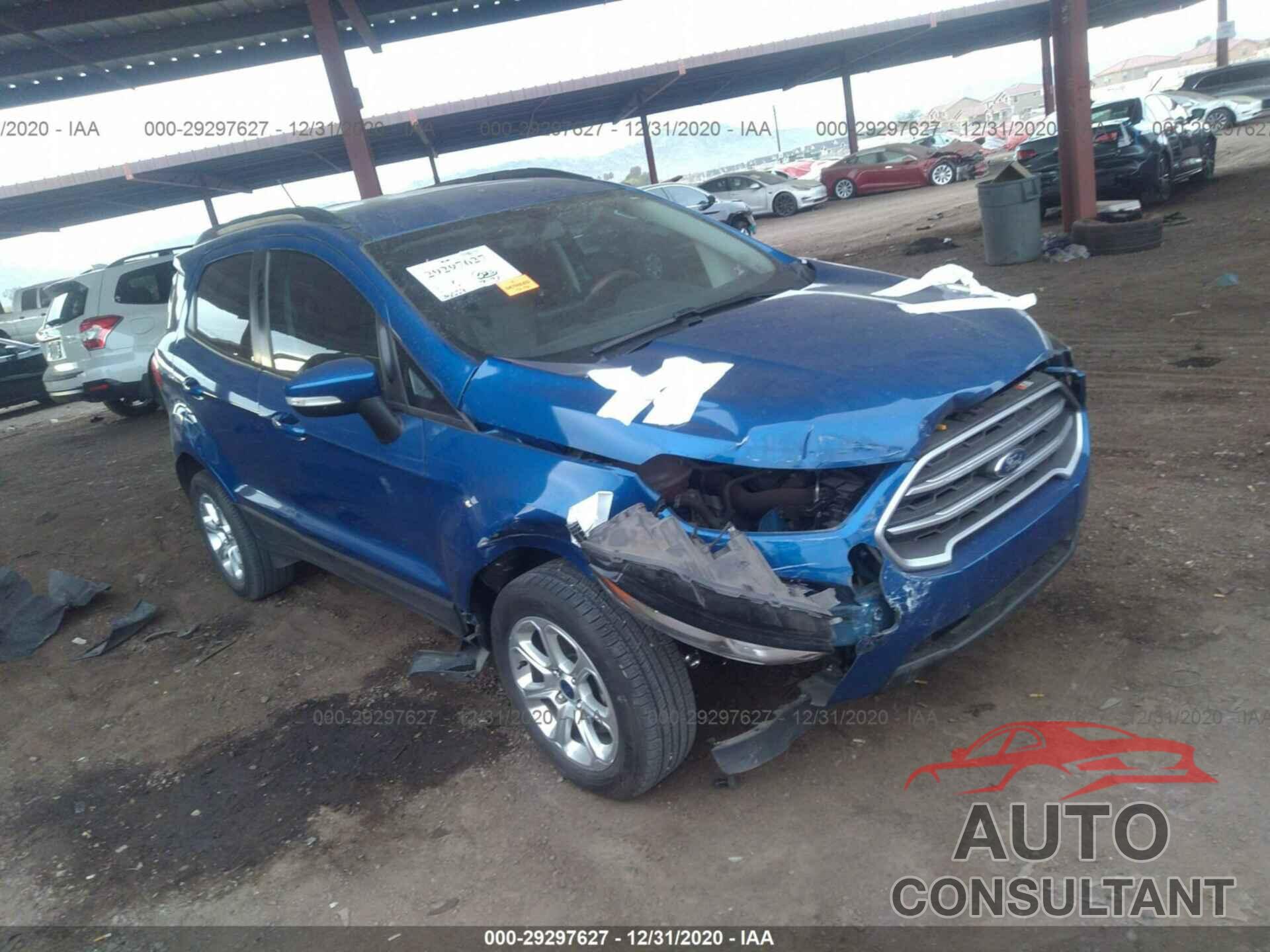 FORD ECOSPORT 2018 - MAJ3P1TE7JC222563