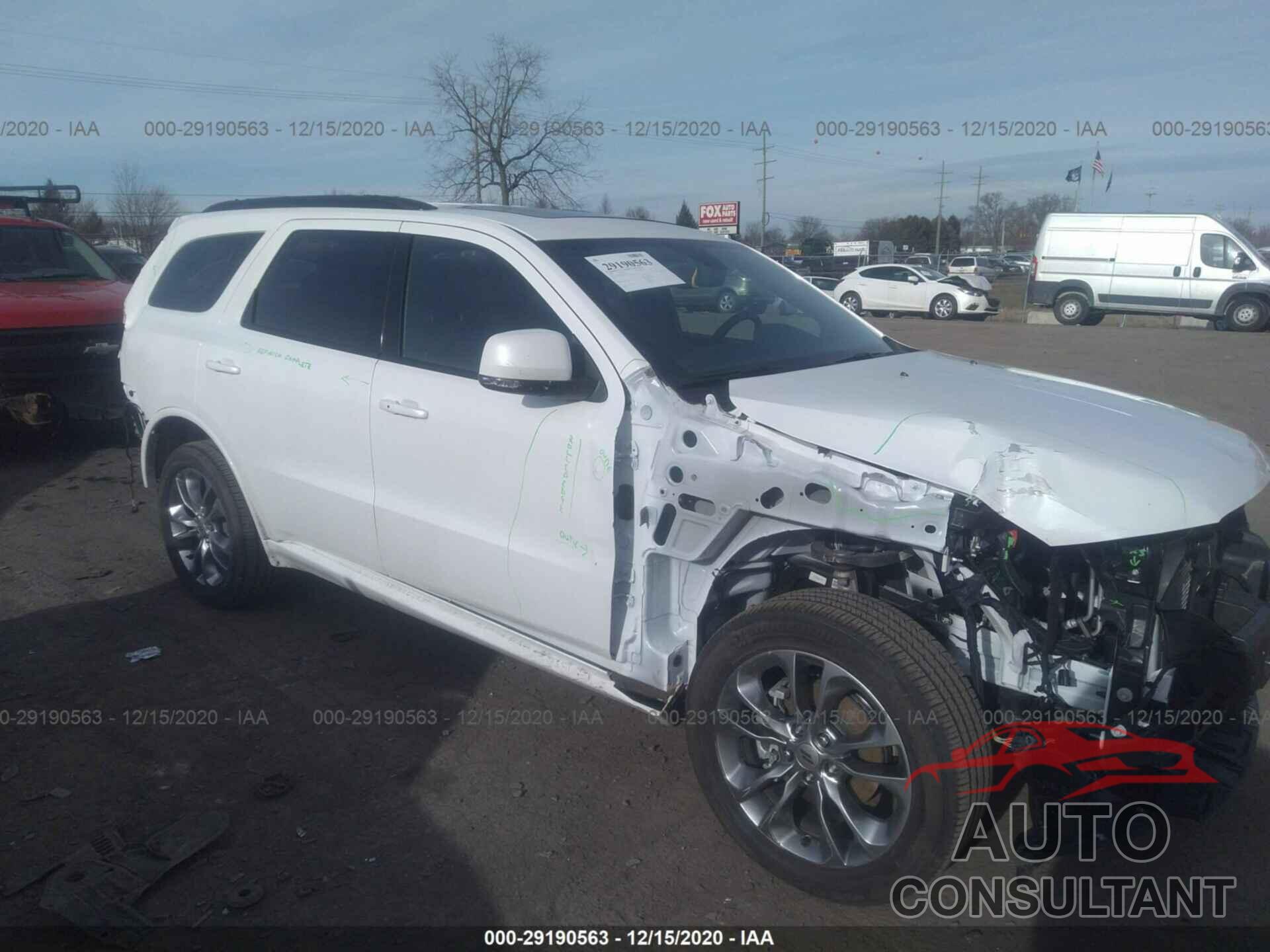 DODGE DURANGO 2020 - 1C4RDJDG3LC433212