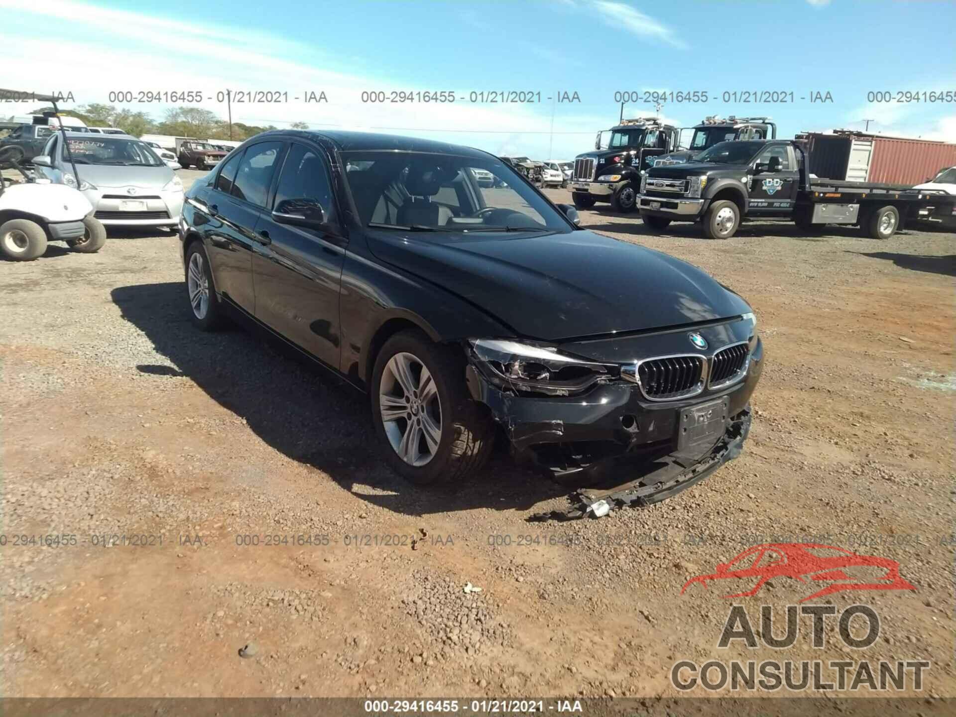 BMW 3 SERIES 2016 - WBA8E9C55GK645884