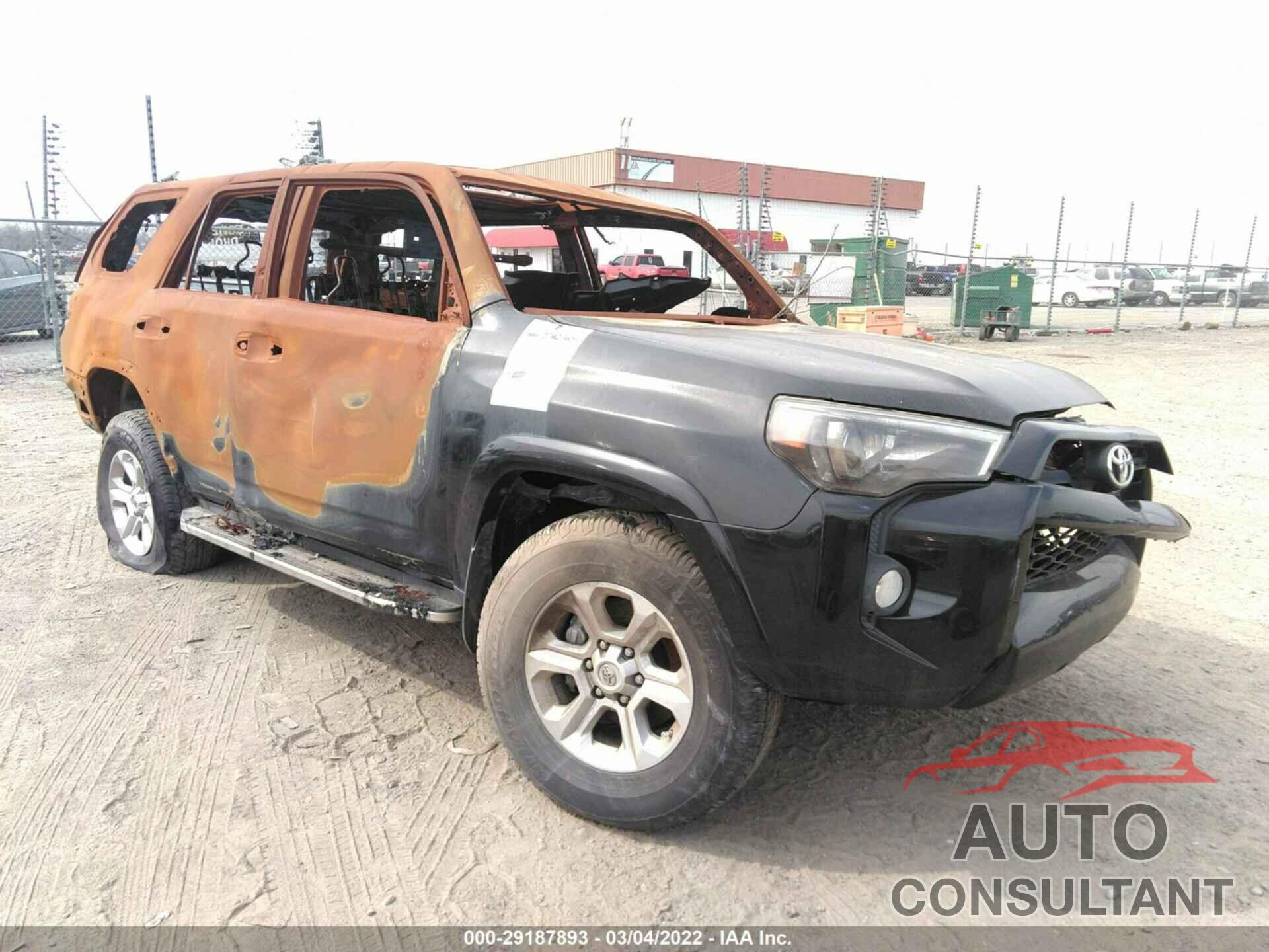 TOYOTA 4RUNNER 2019 - JTEZU5JR9K5209096